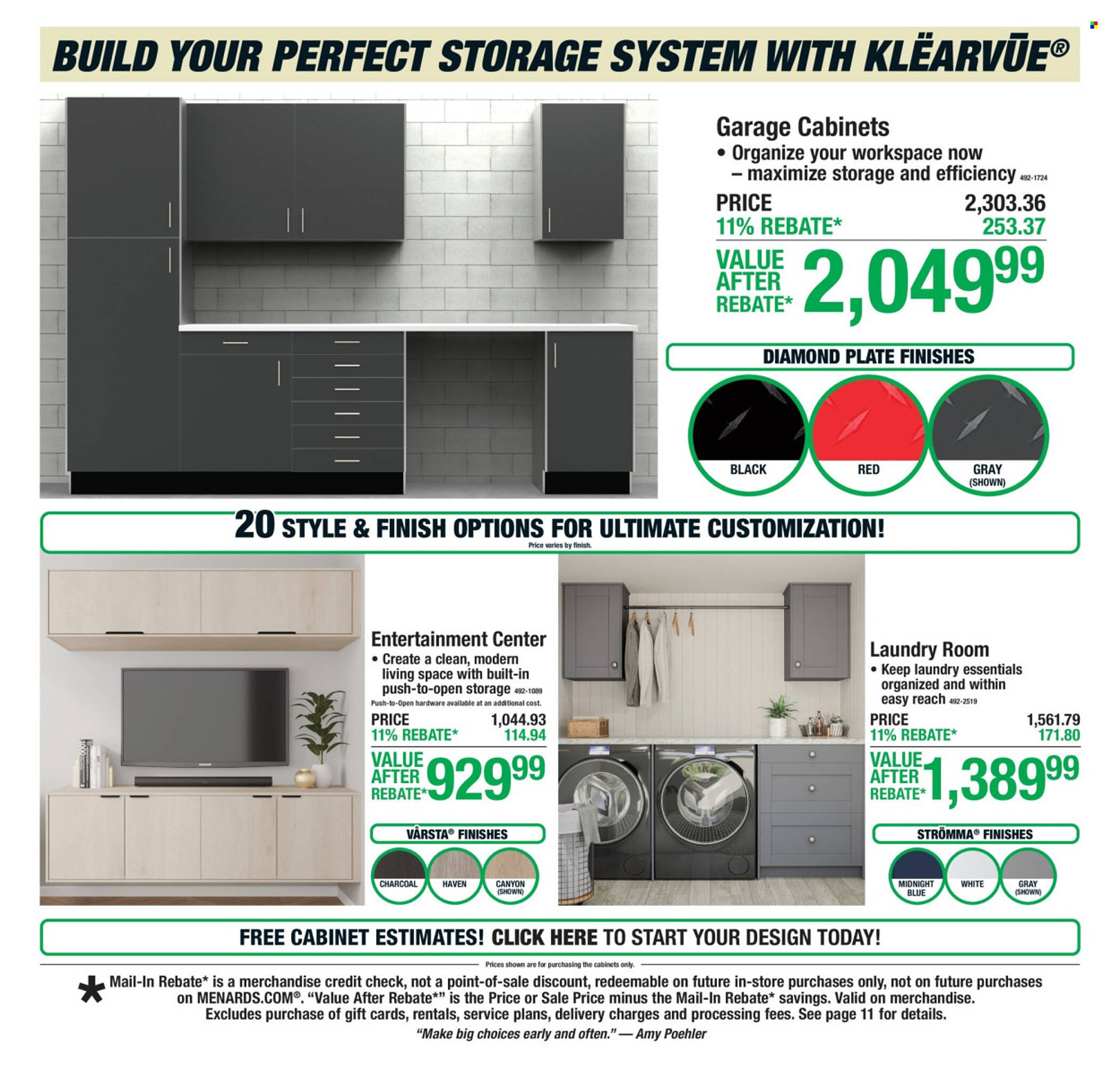 Menards weekly ad