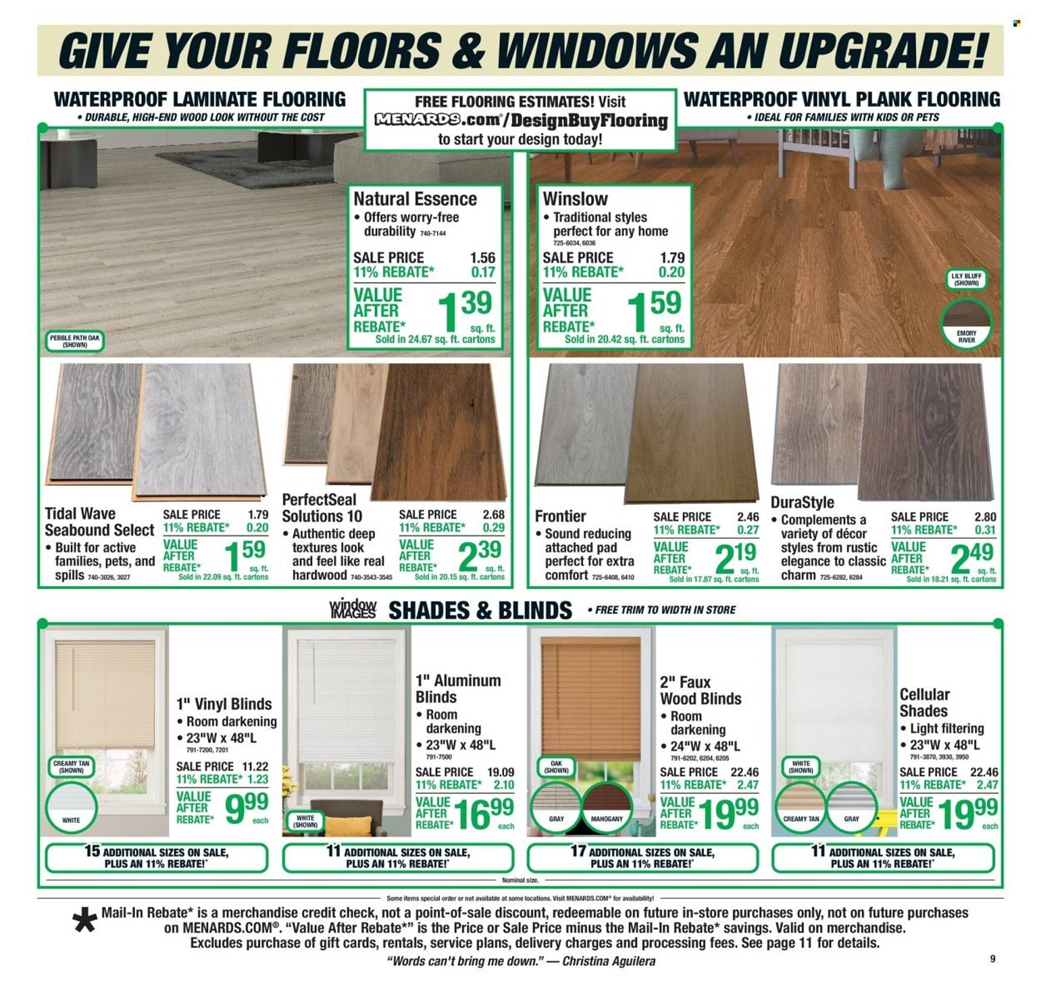 Menards weekly ad