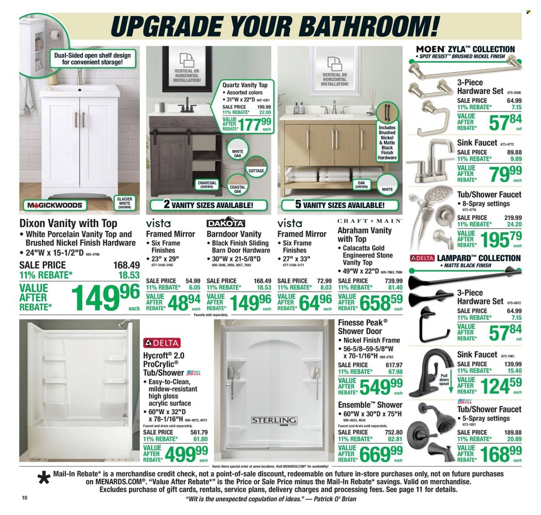 Menards weekly ad