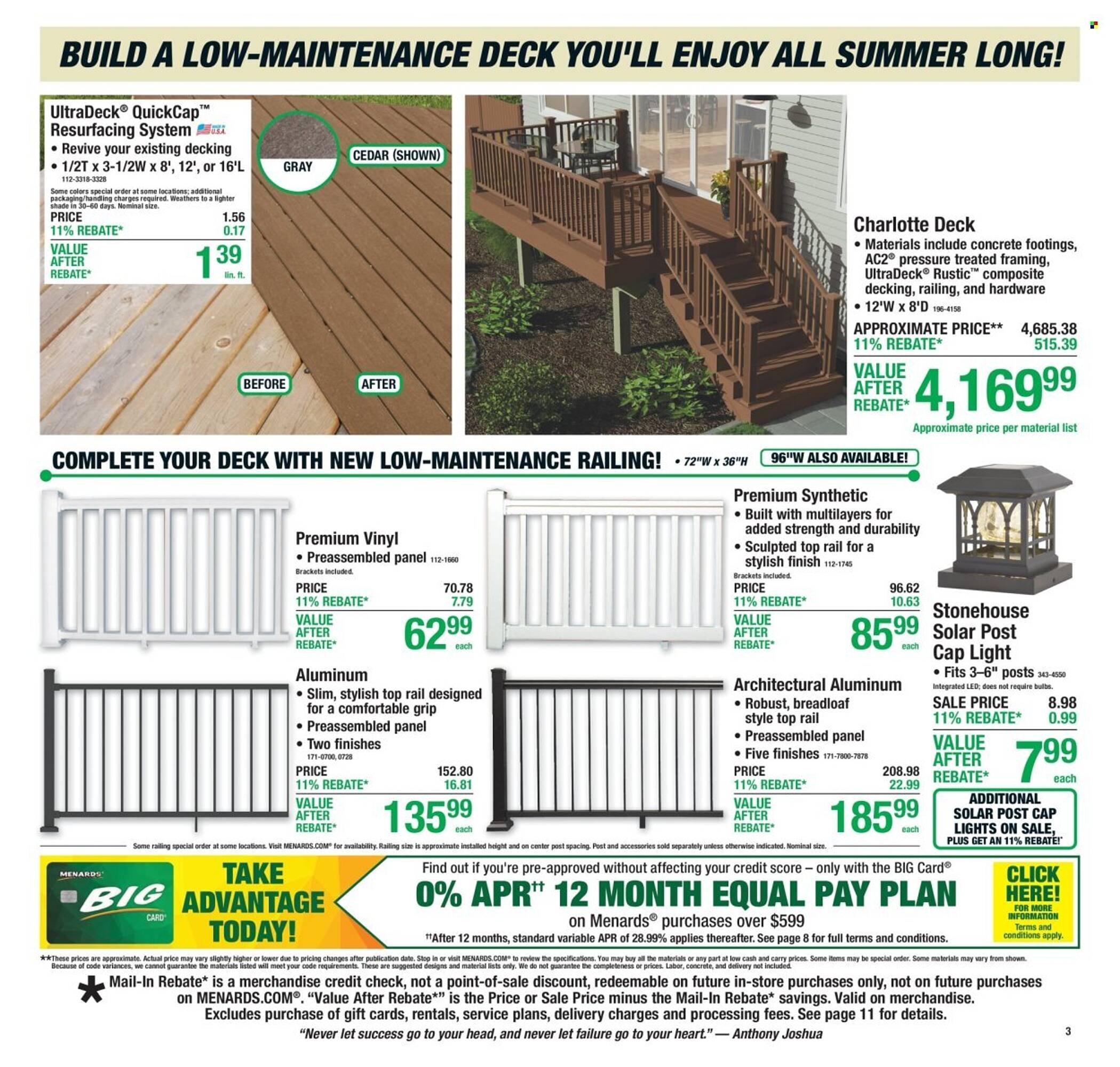 Menards weekly ad