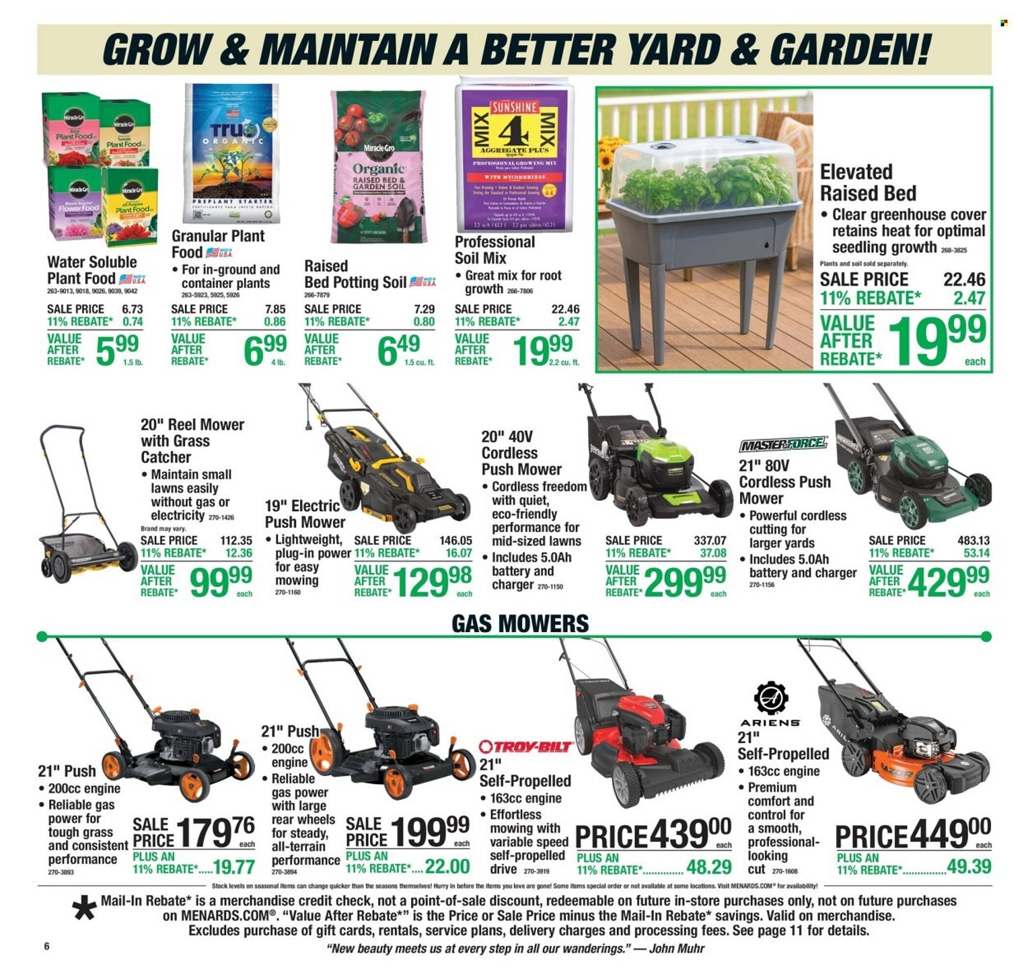 Menards weekly ad
