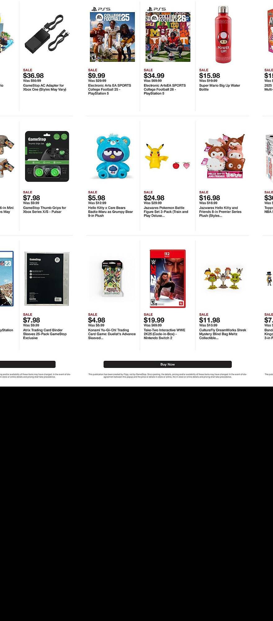 Game Stop weekly ad