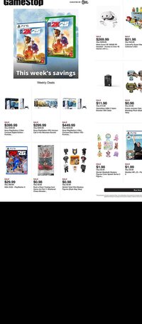 Game Stop weekly ad