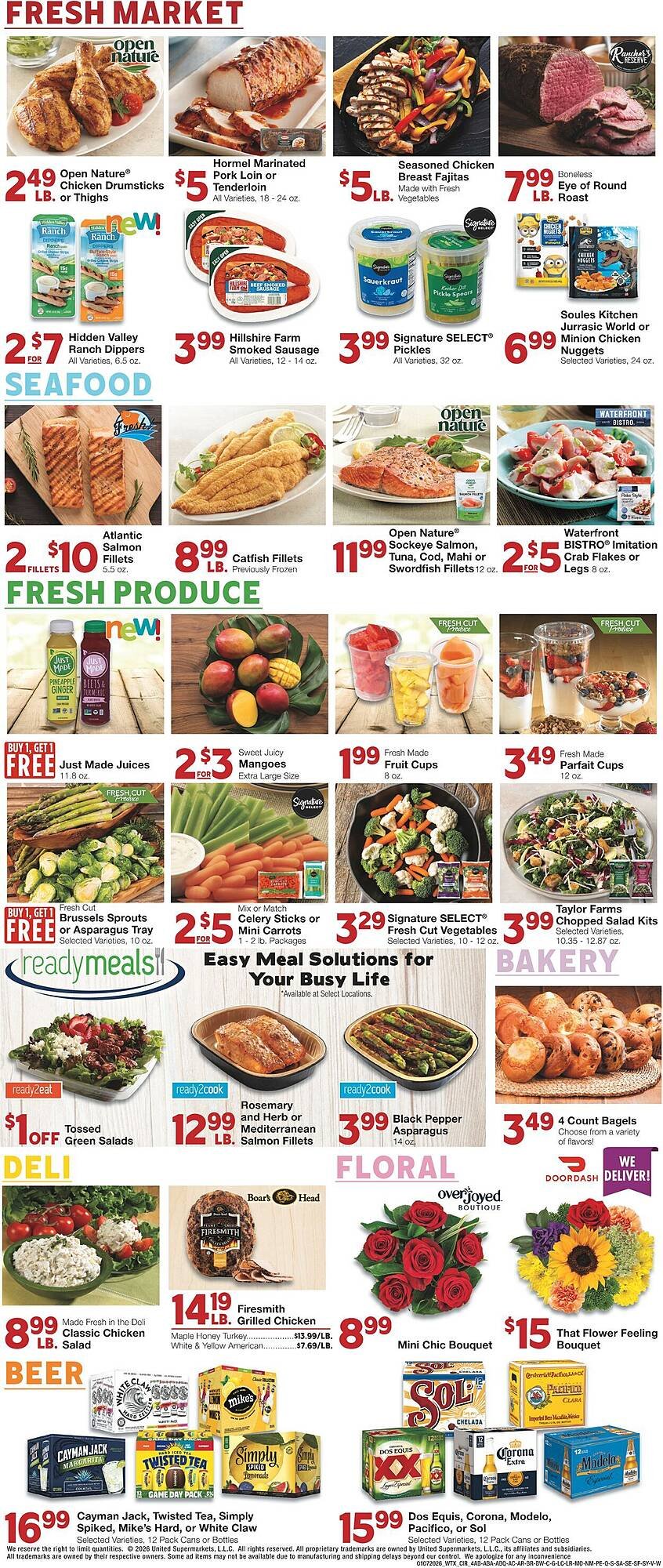 United Supermarkets weekly ad