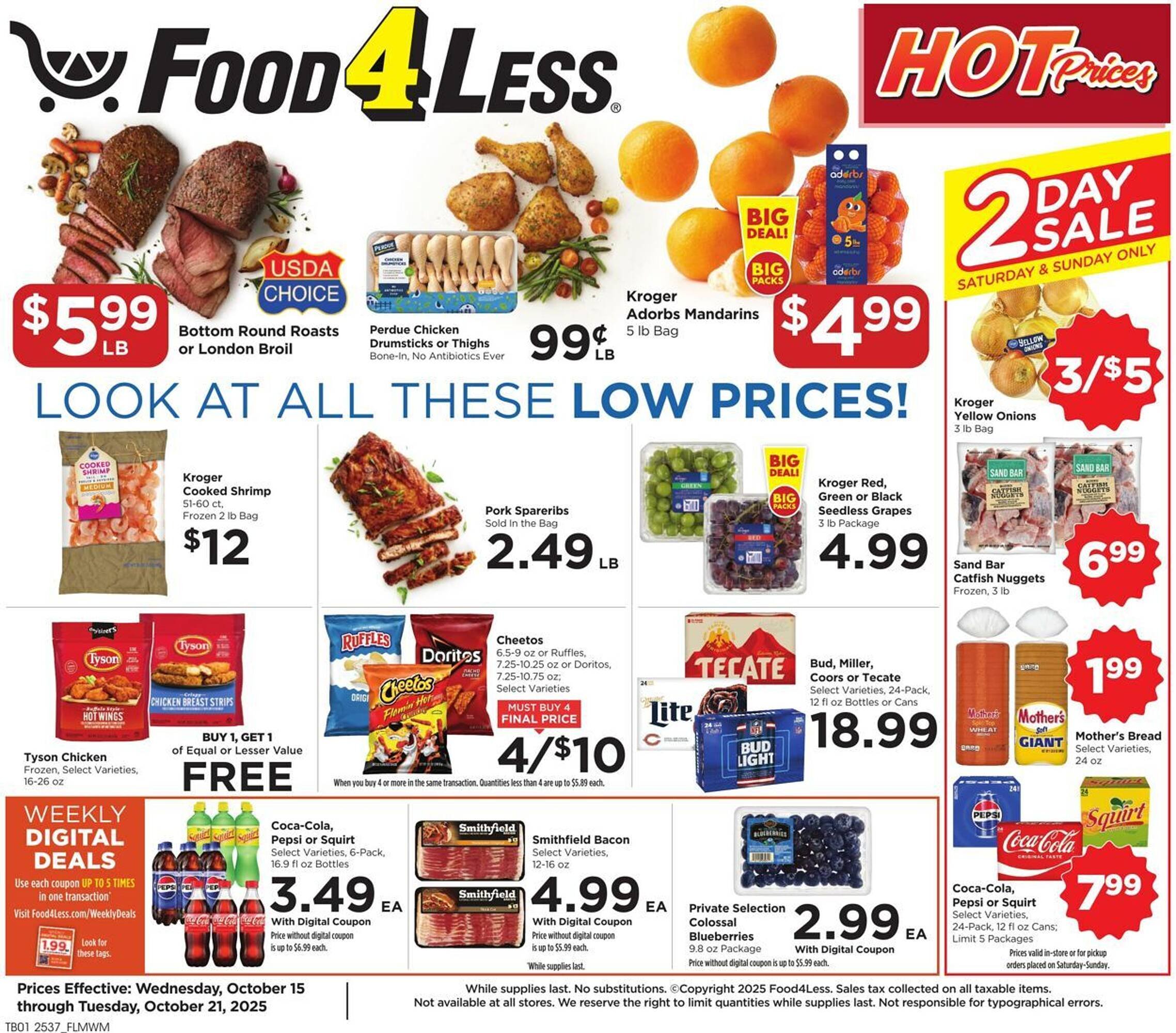 Food 4 Less weekly ad (2025-10-15 - 2025-10-21) | 1