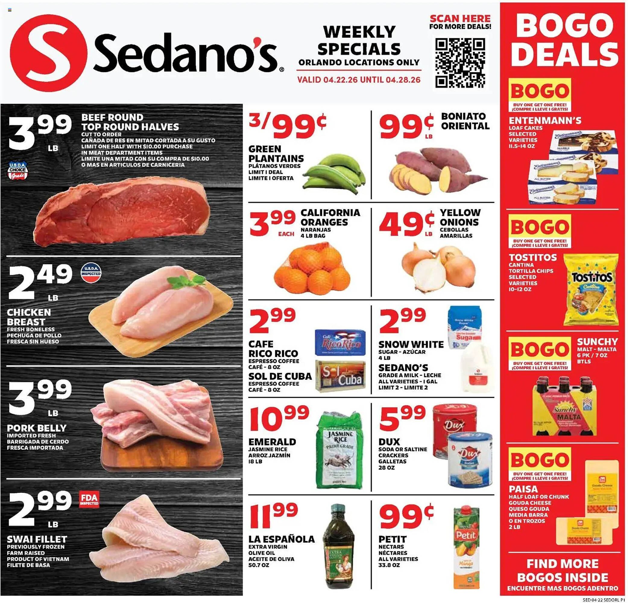 Sedano's weekly ad