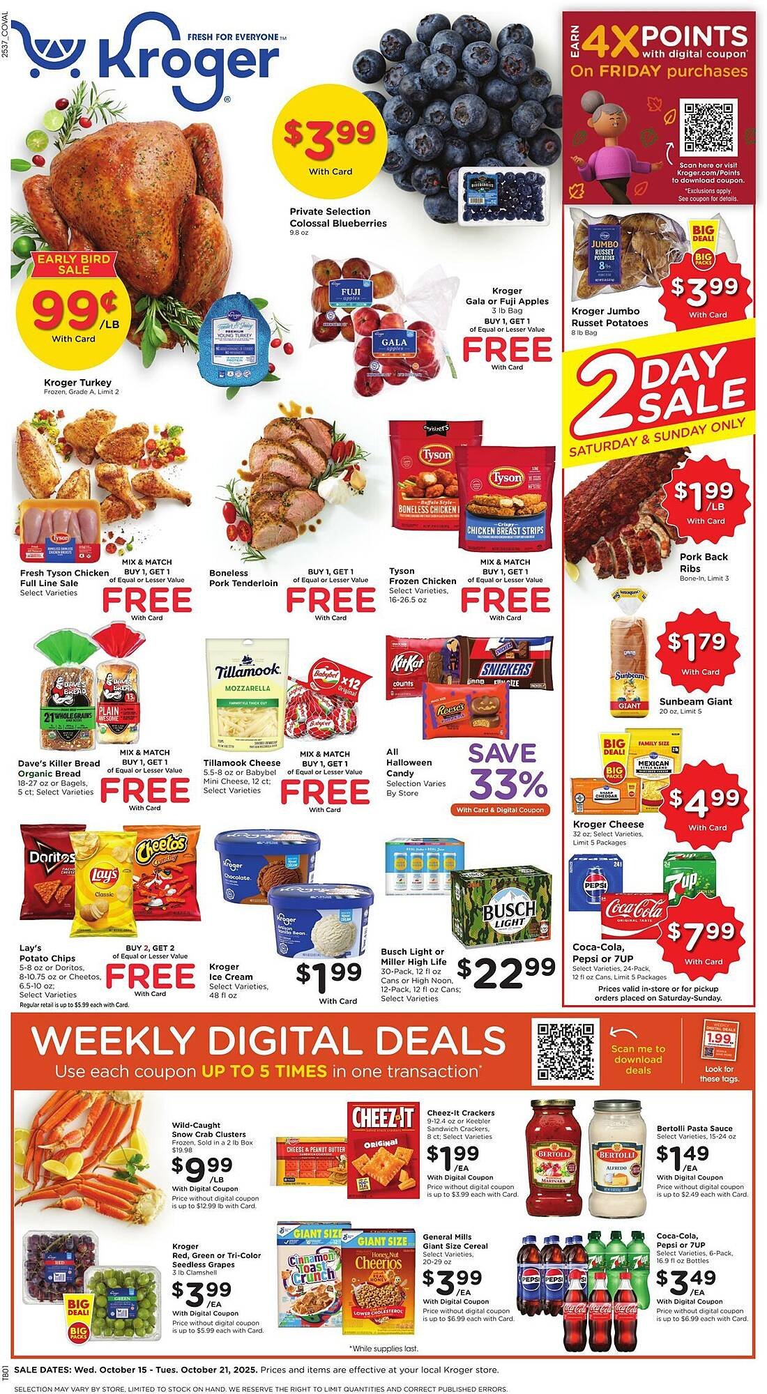 Kroger weekly ad (2025-10-15 - 2025-10-21) | 1