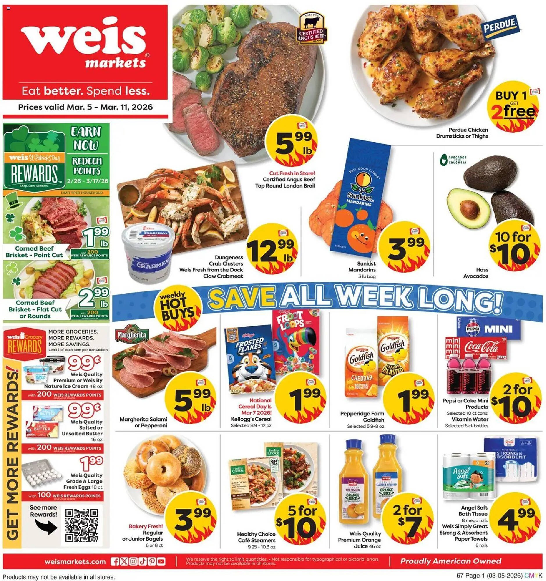 Weis Markets weekly ad