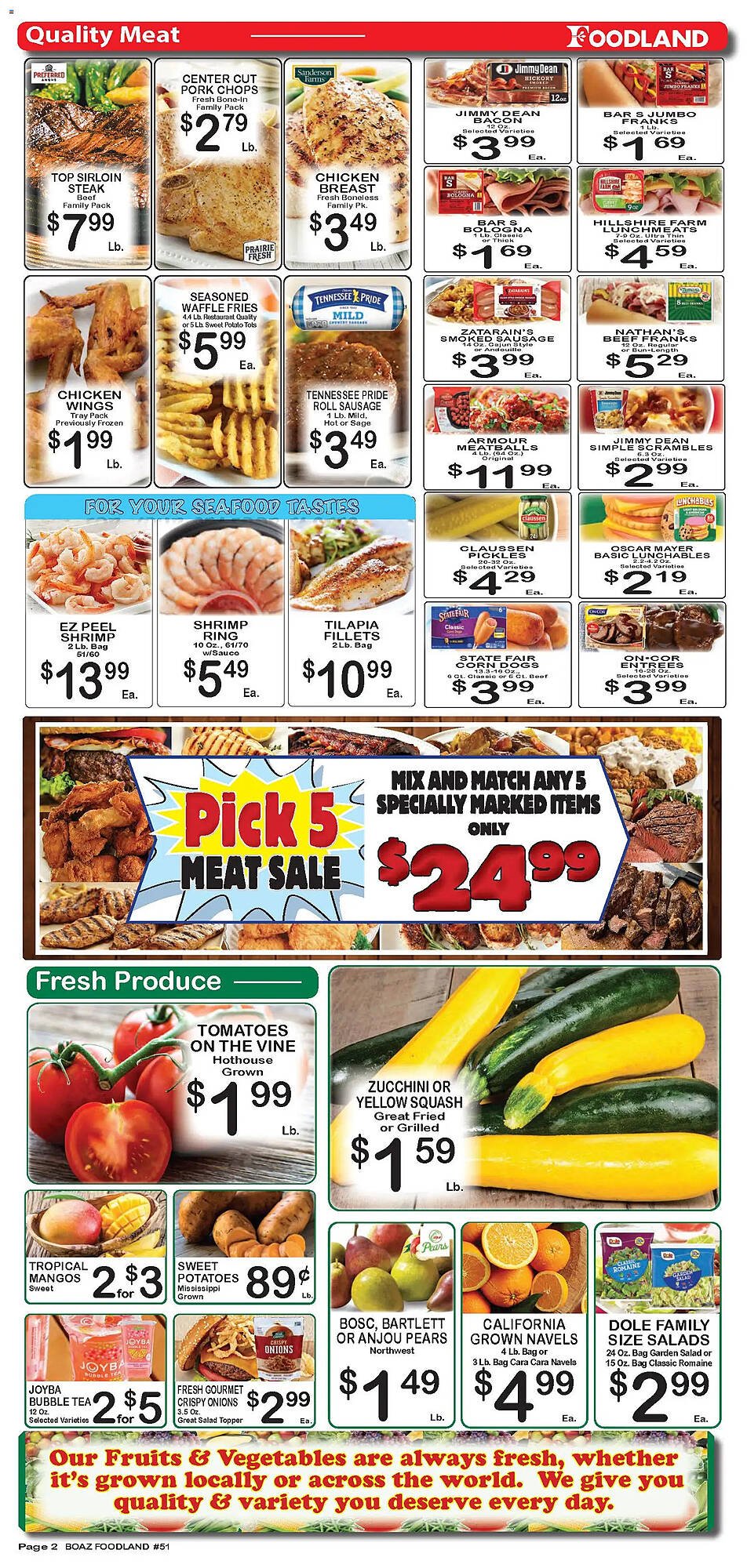 Foodland weekly ad
