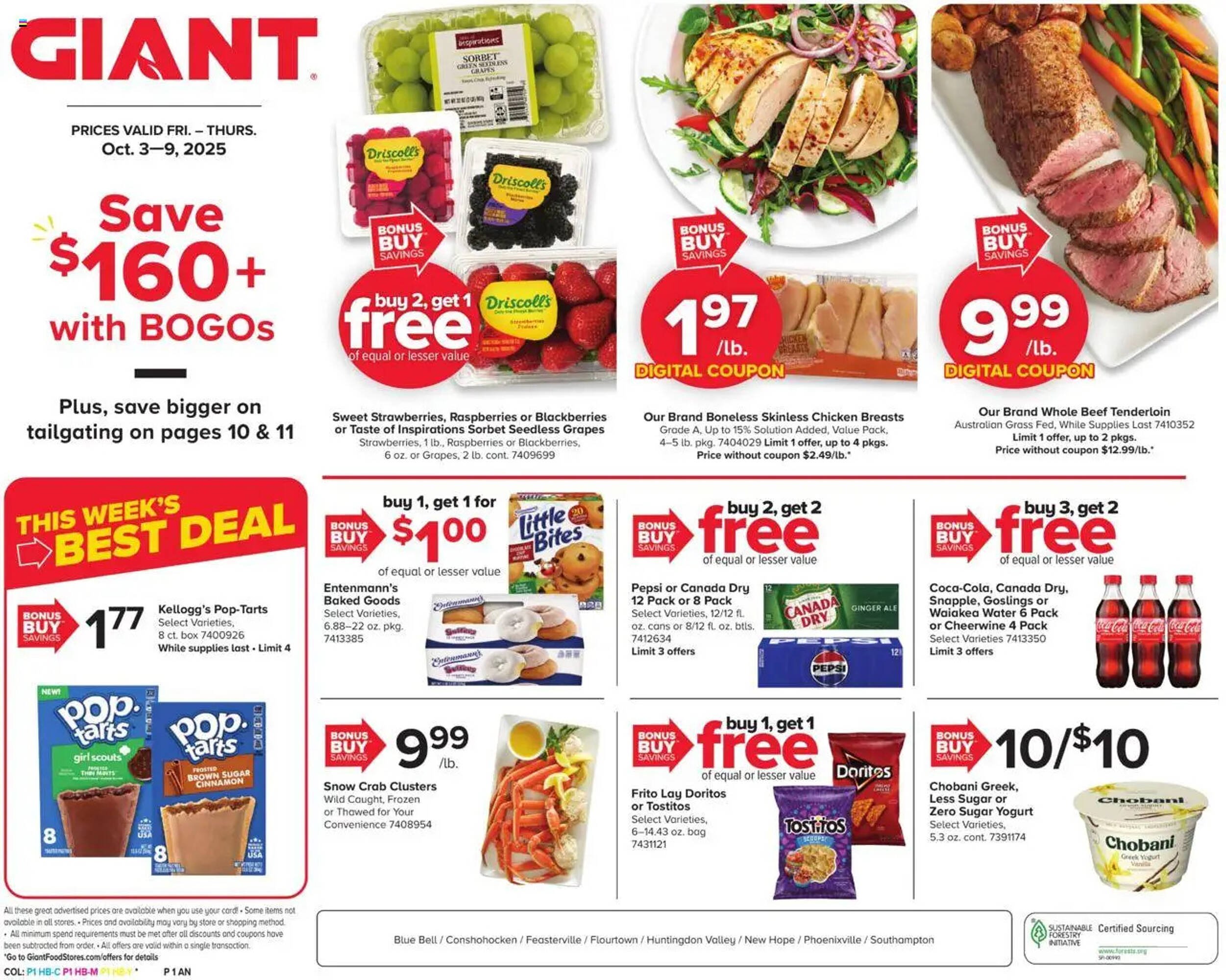 GIANT weekly ad (2025-10-03 - 2025-10-10) | 1