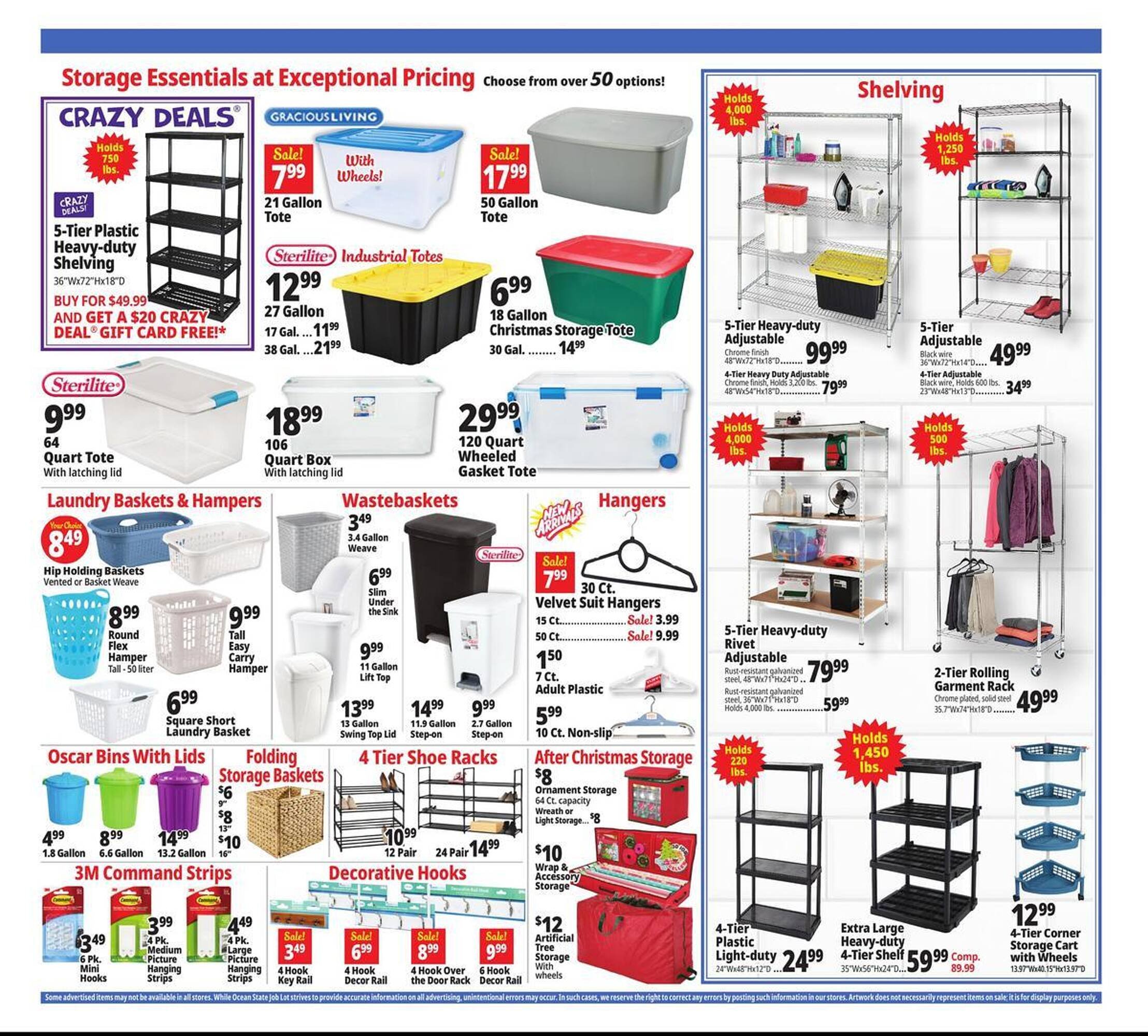 Ocean State Job Lot flyer