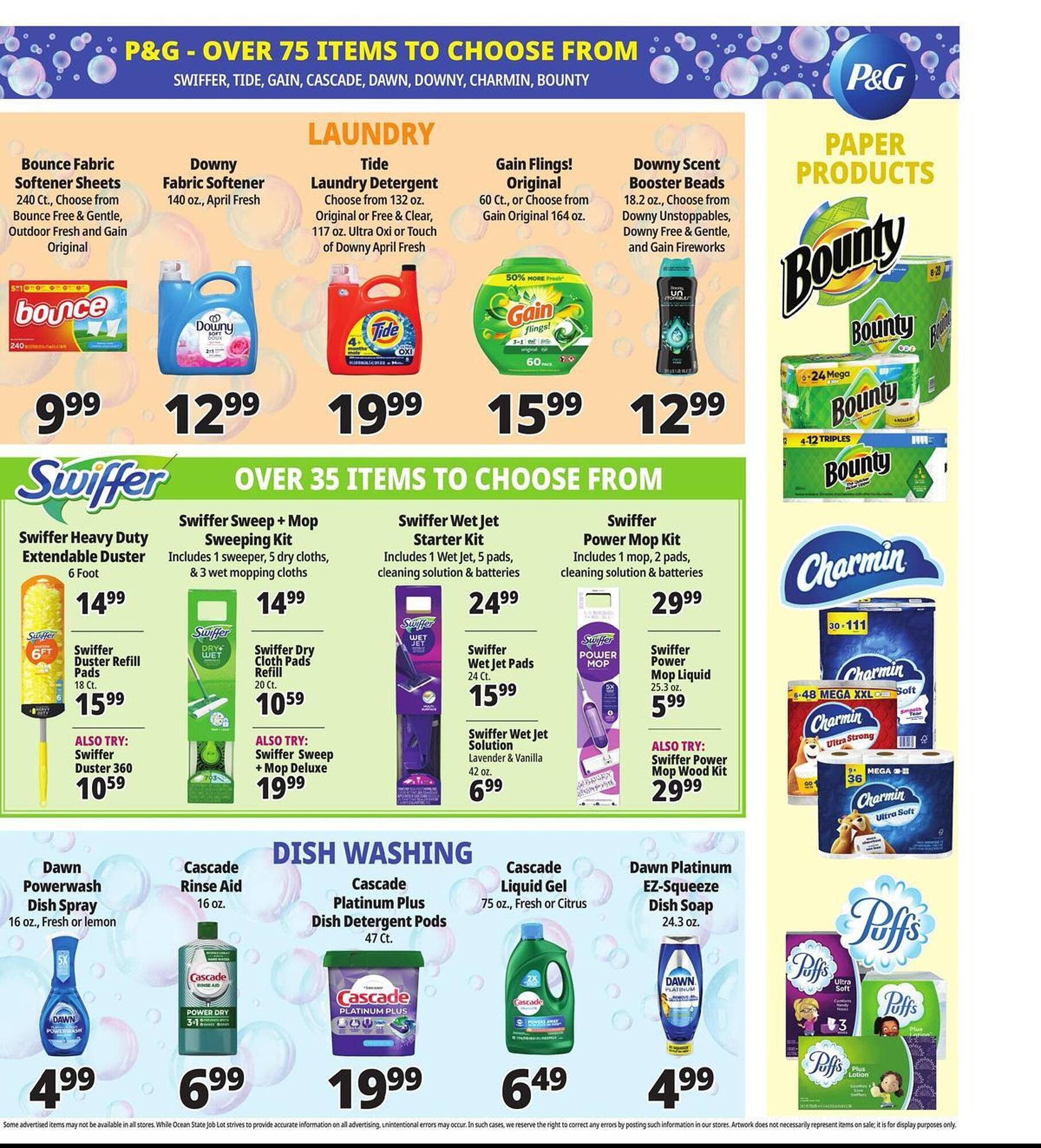 Ocean State Job Lot flyer