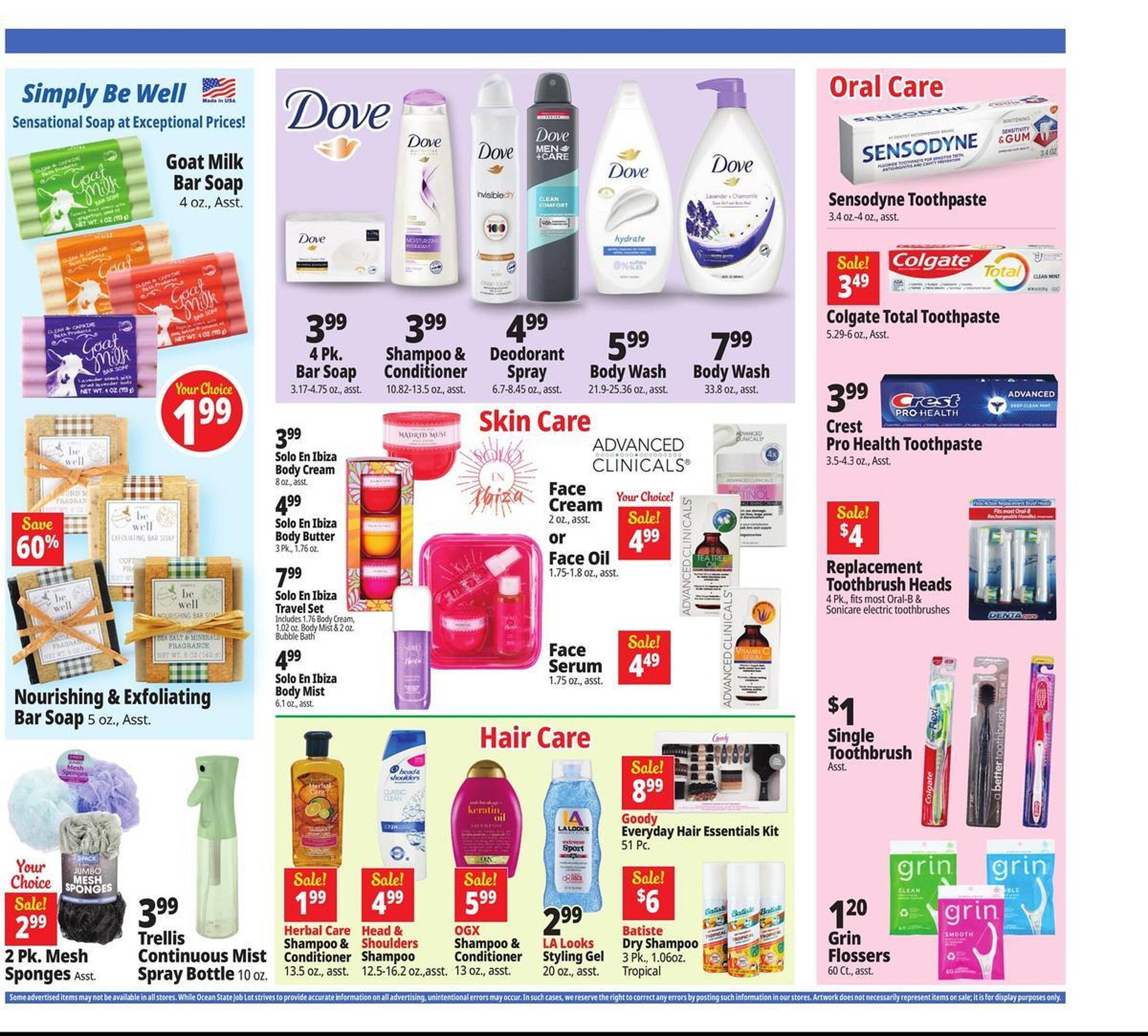 Ocean State Job Lot flyer