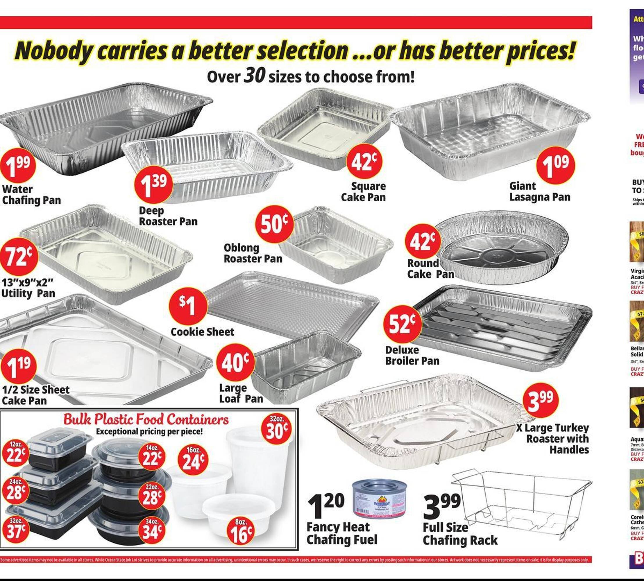 Ocean State Job Lot flyer
