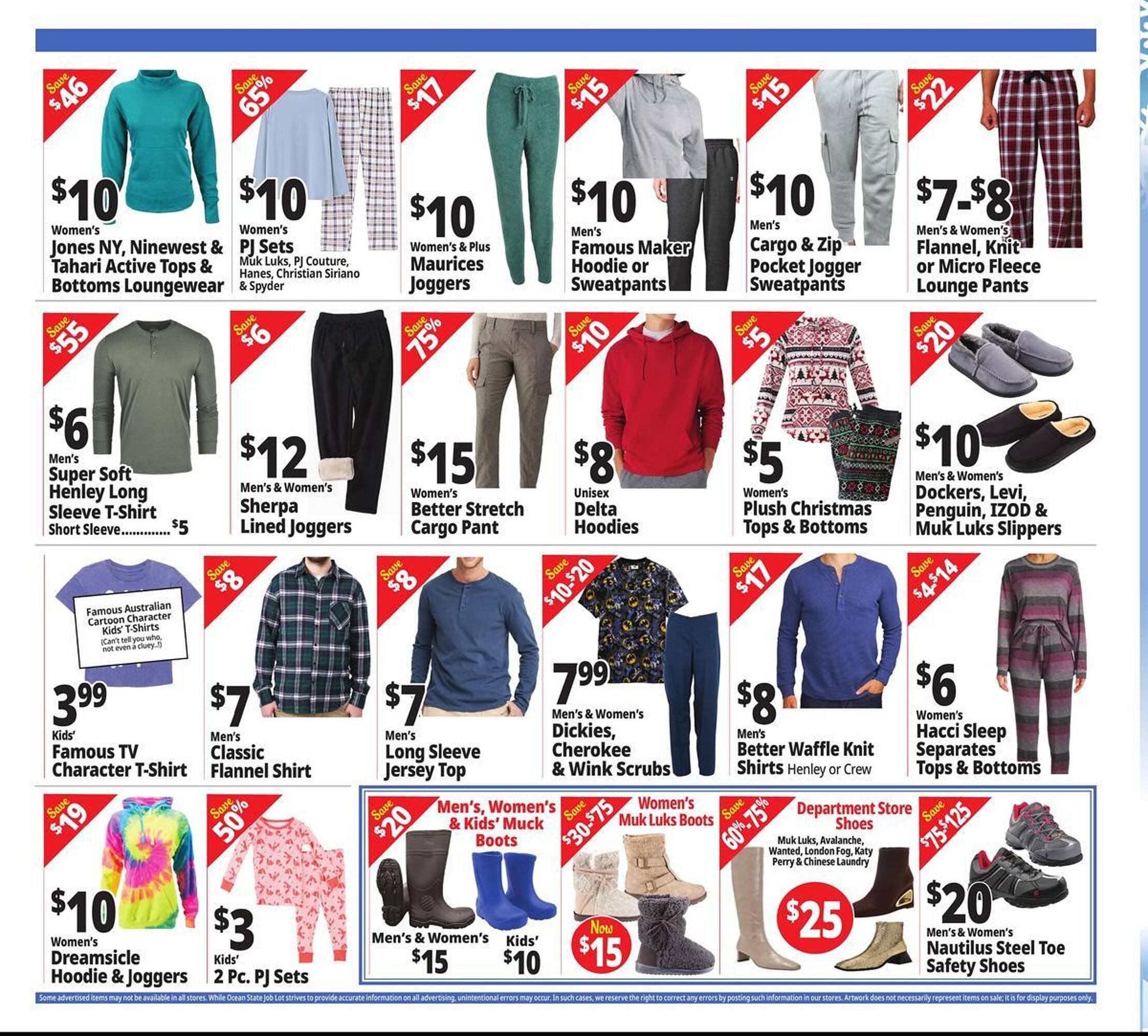 Ocean State Job Lot flyer