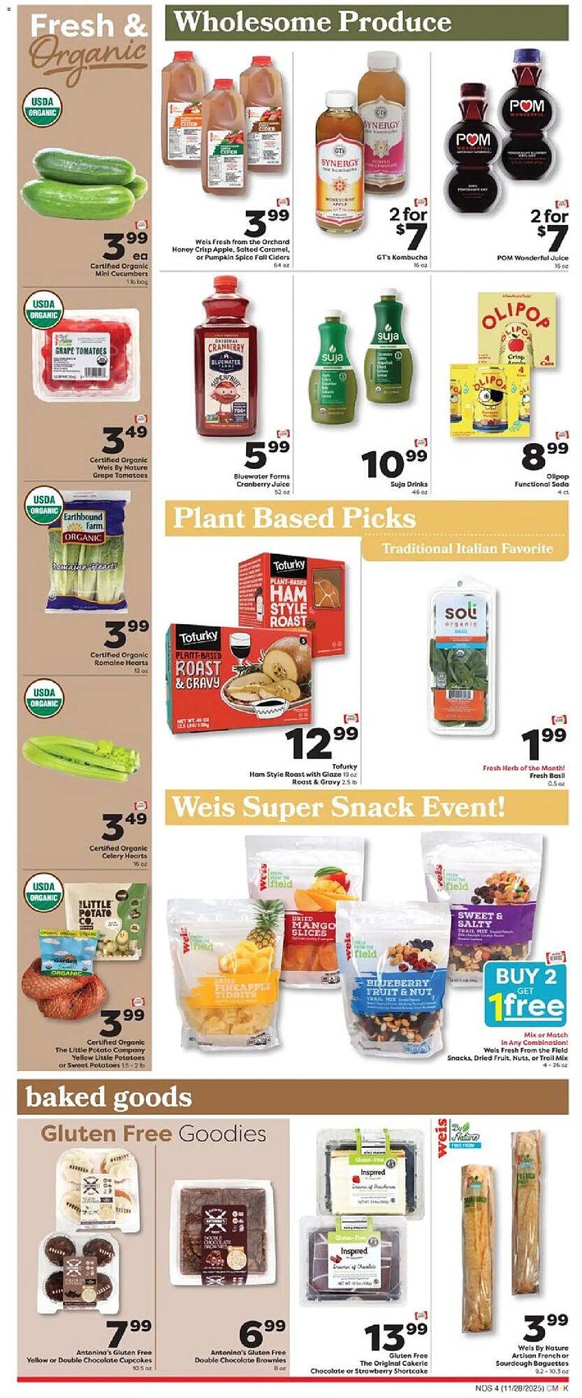 Weis Markets weekly ad