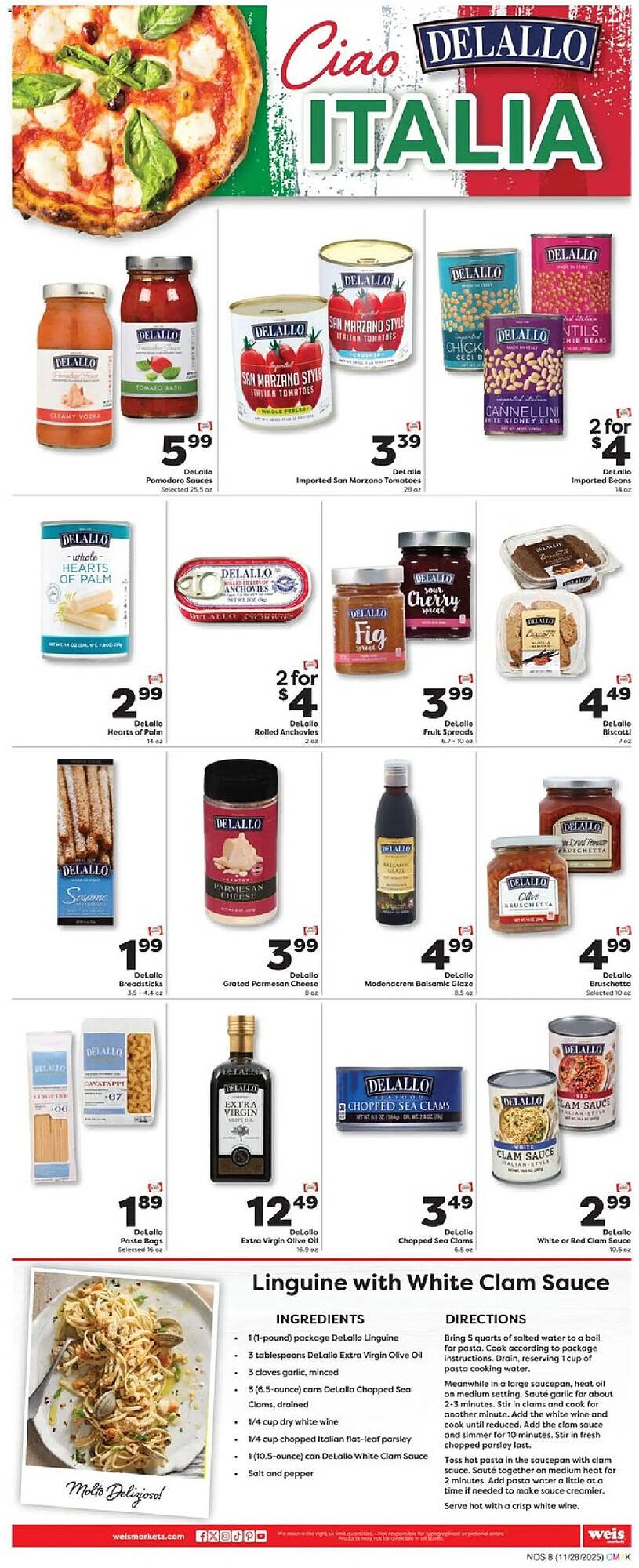 Weis Markets weekly ad
