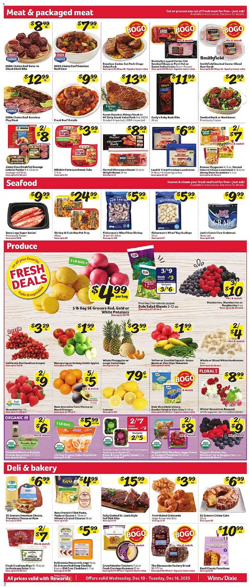 Winn Dixie weekly ad (2025-12-10 - 2025-12-16) | 2