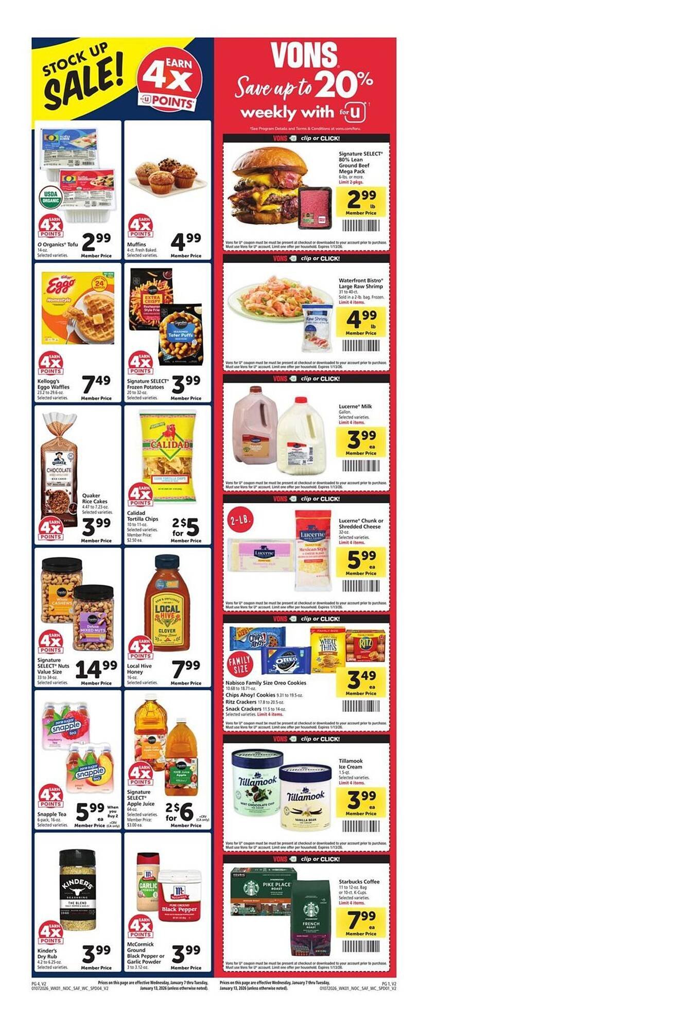 Vons weekly ad
