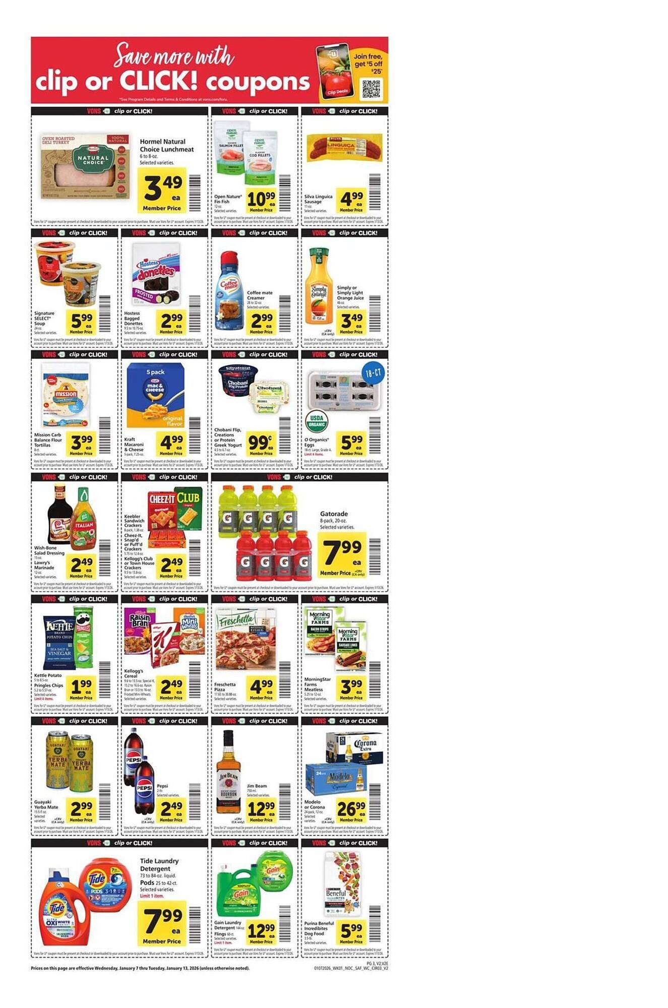 Vons weekly ad