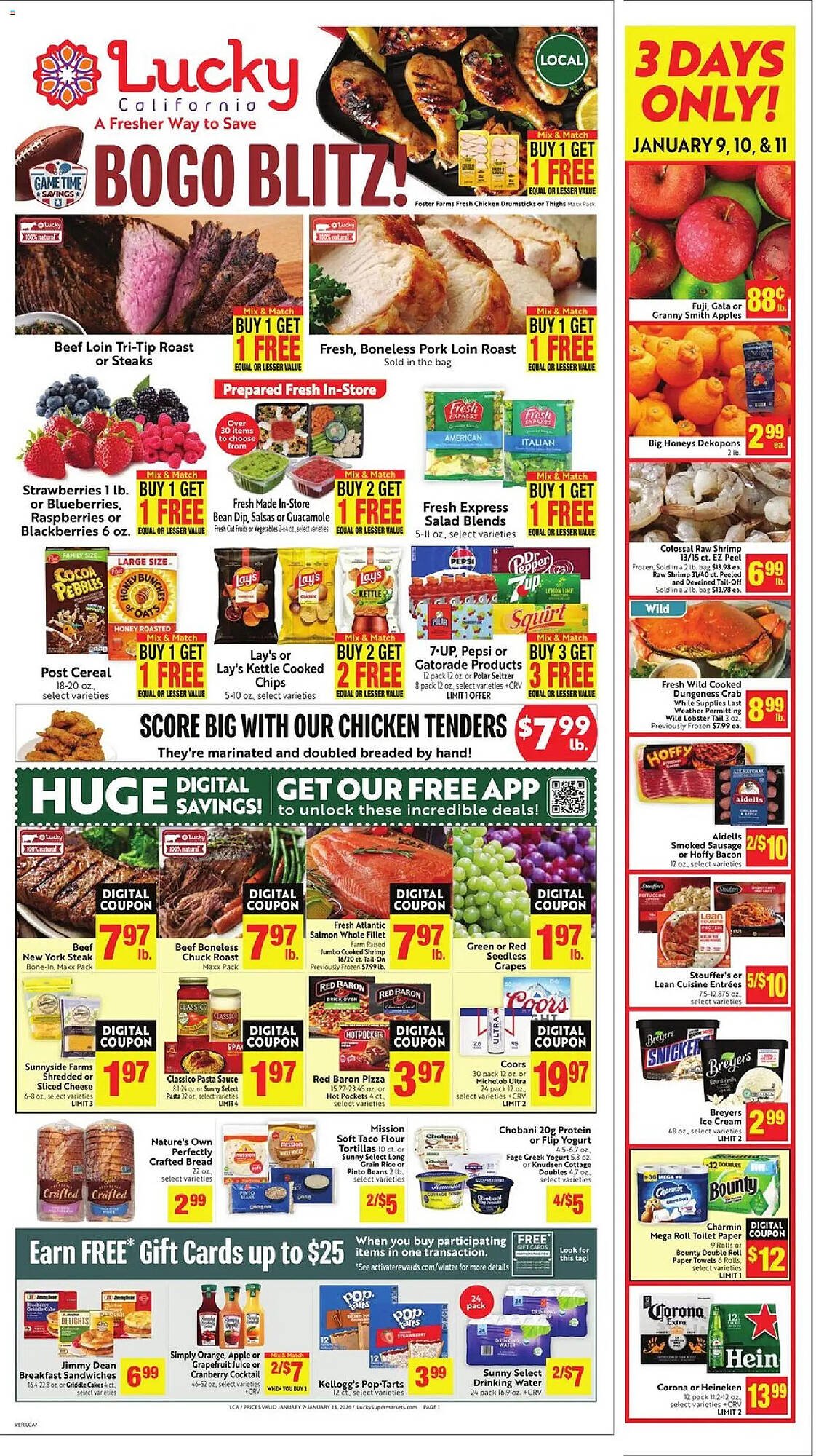 Lucky Supermarkets weekly ad