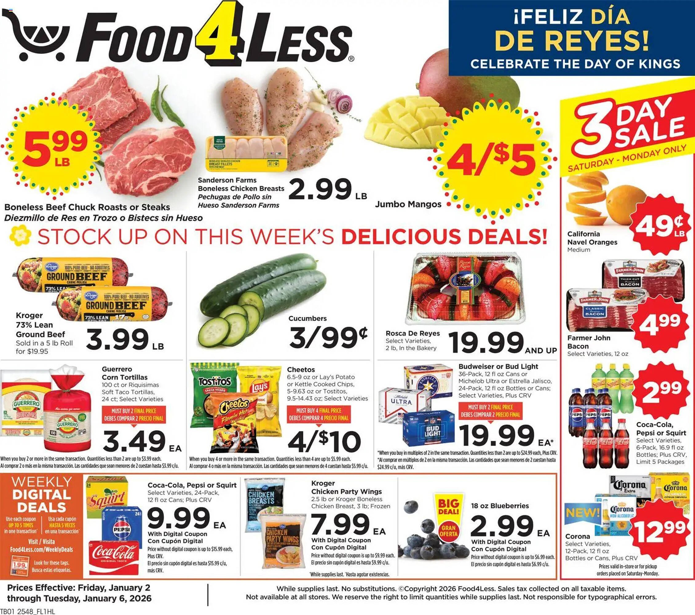 Food 4 Less weekly ad