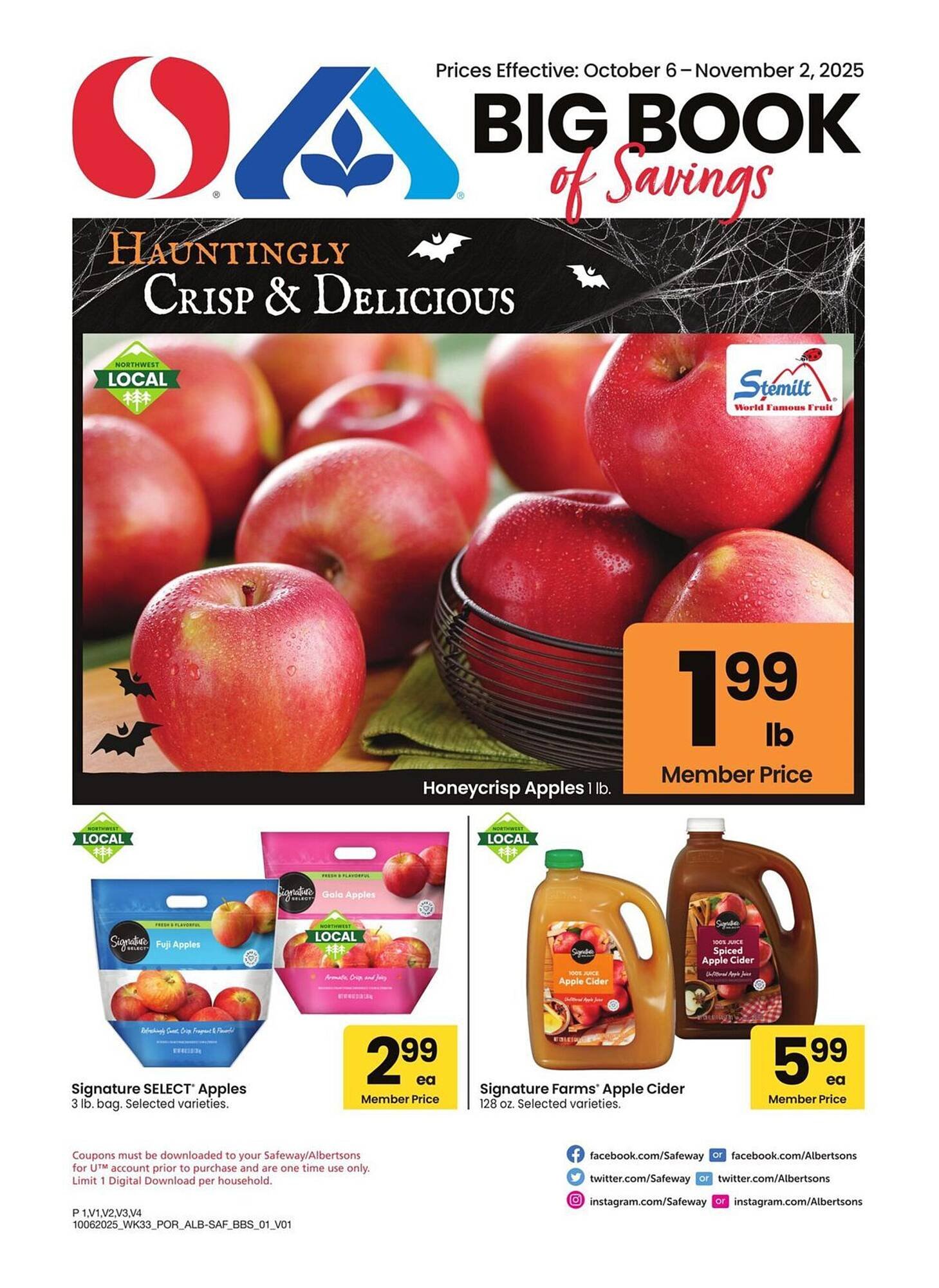 Safeway weekly ad (2025-10-06 - 2025-11-02) | 1