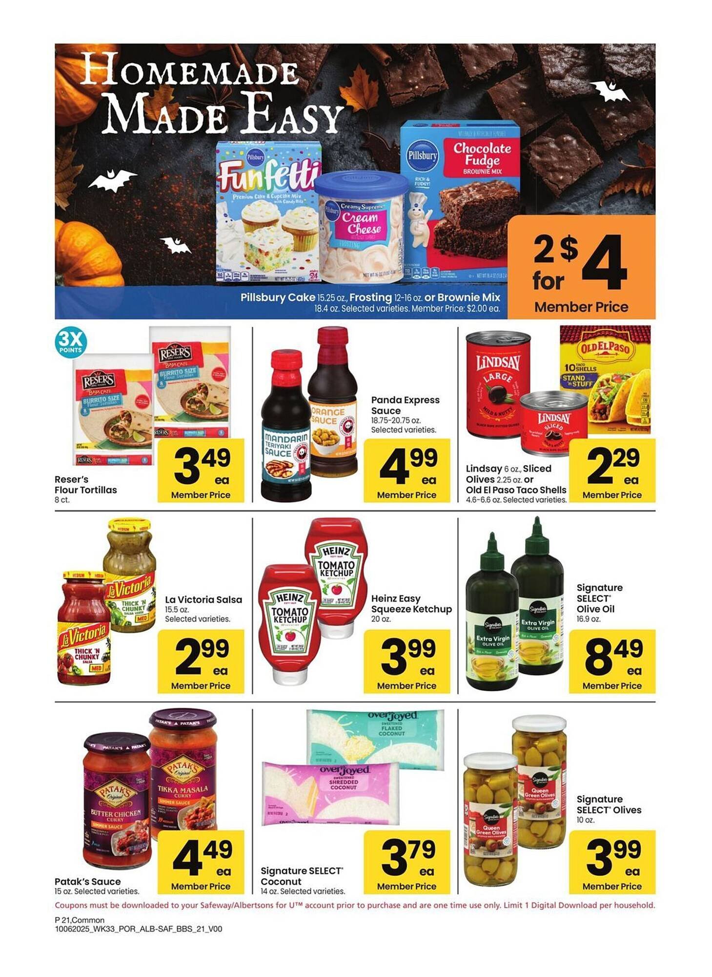 Safeway weekly ad (2025-10-06 - 2025-11-02) | 21
