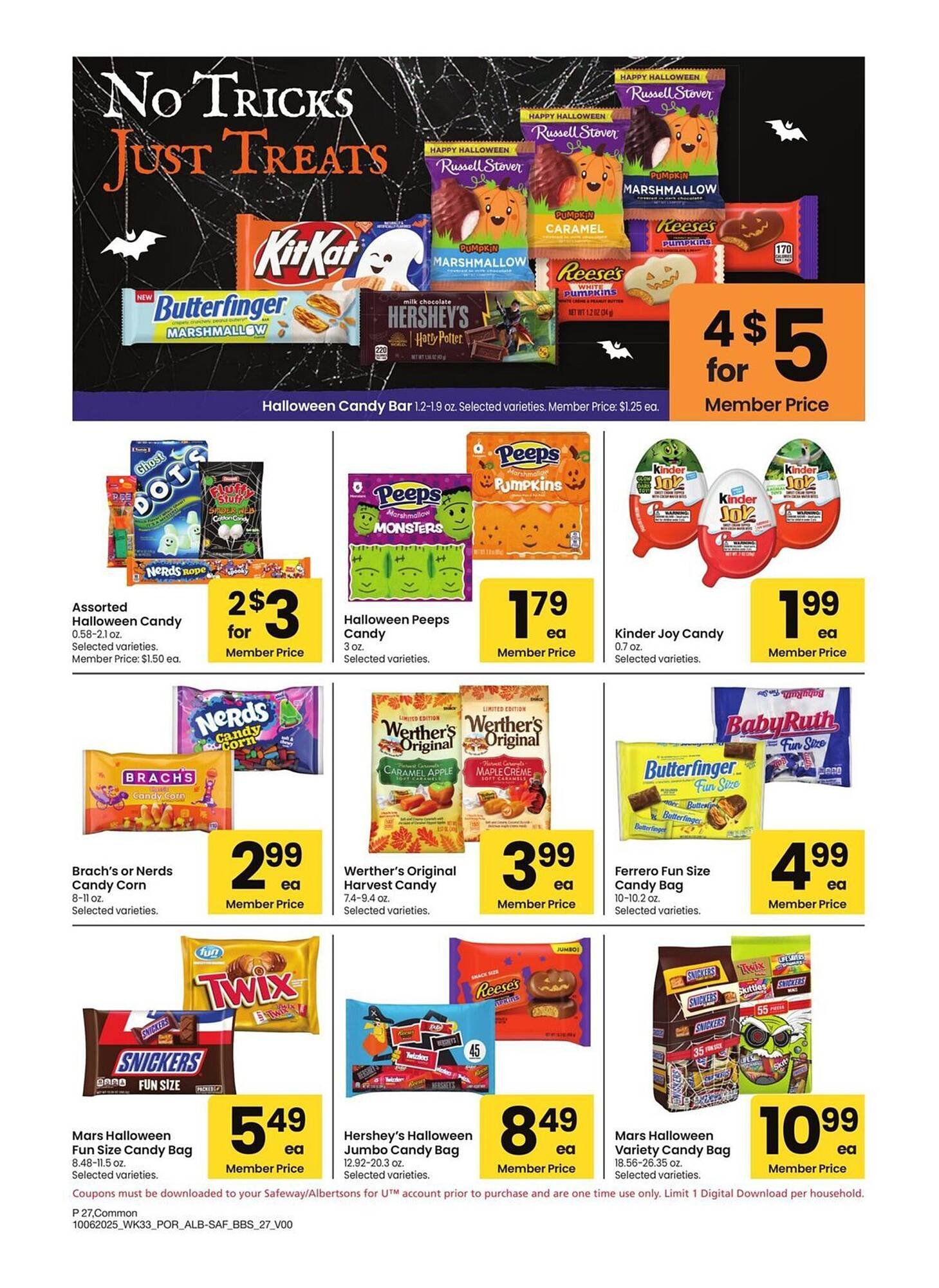 Safeway weekly ad (2025-10-06 - 2025-11-02) | 27