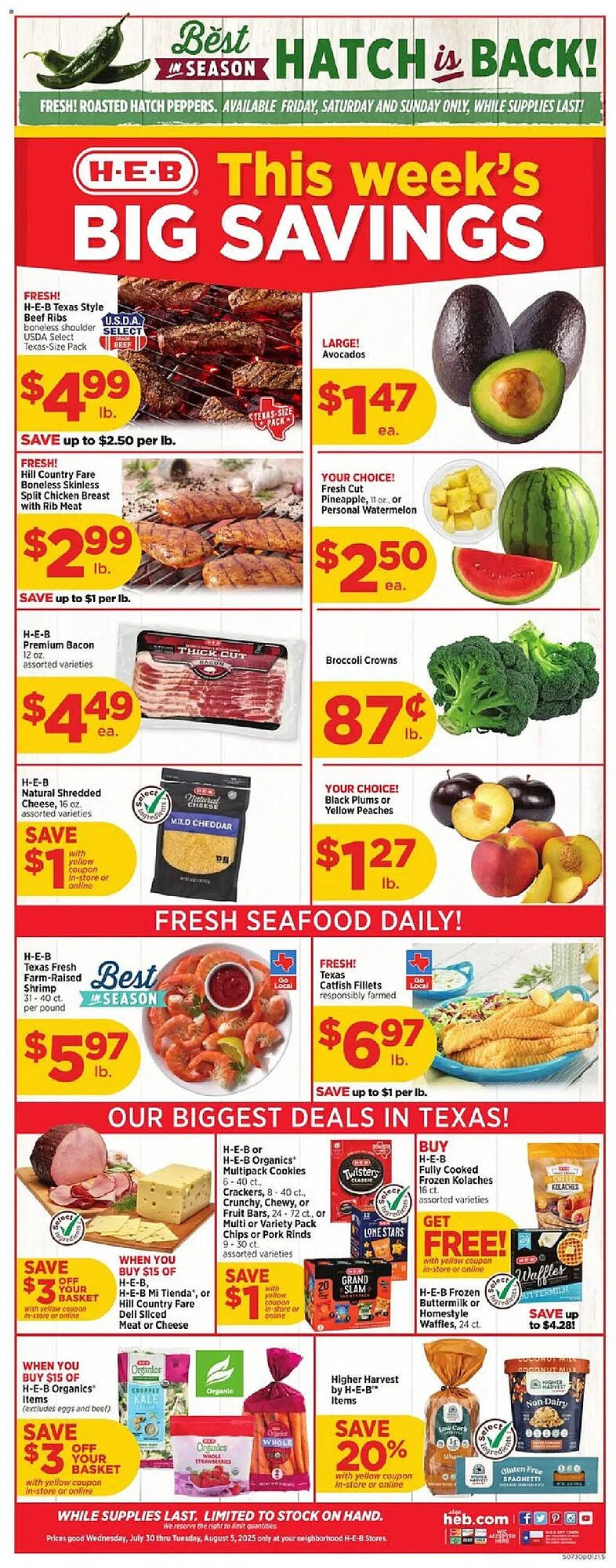 H-E-B Weekly Ad (2025-07-30 - 2025-08-06) | 1