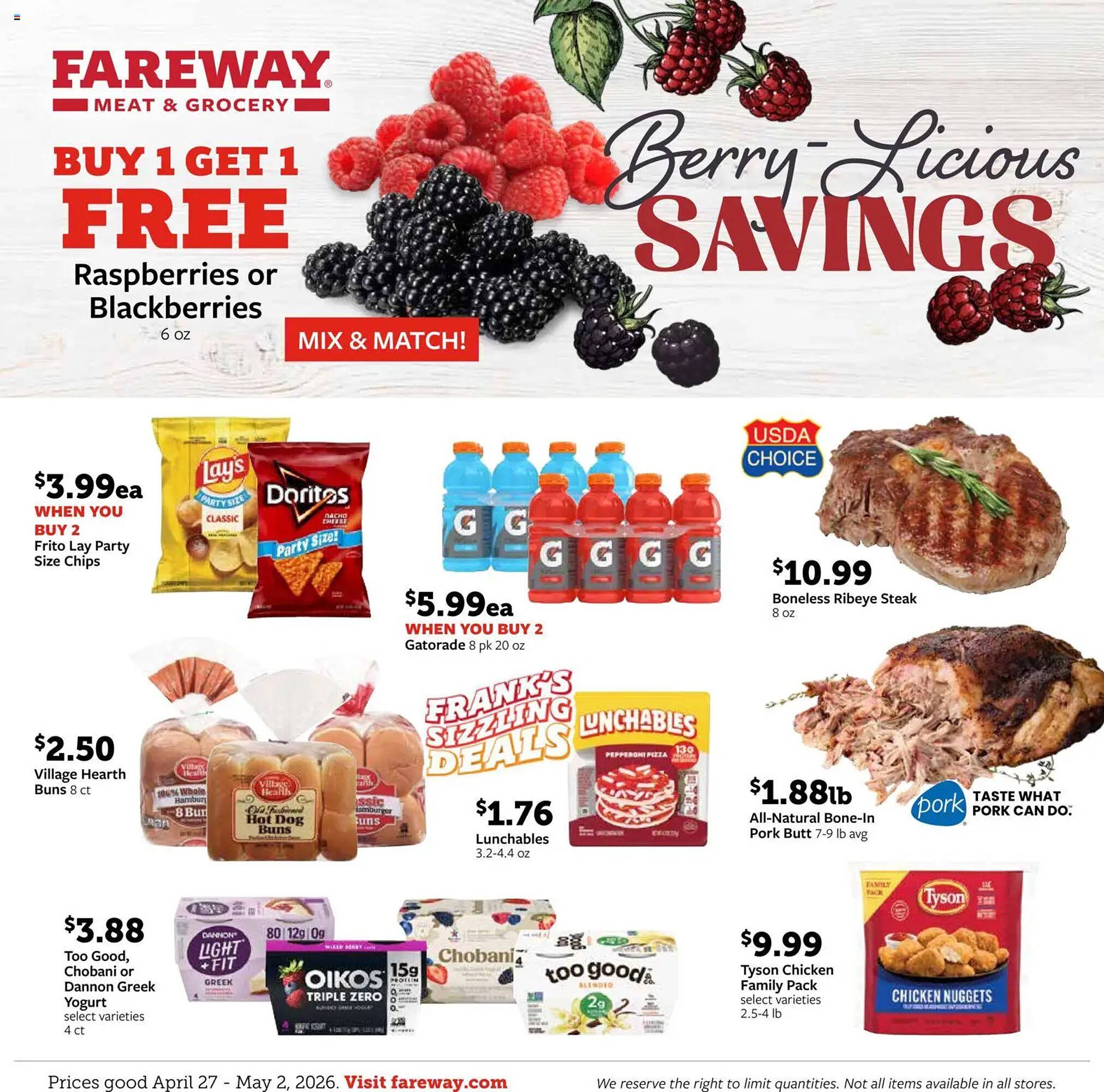 Fareway weekly ad