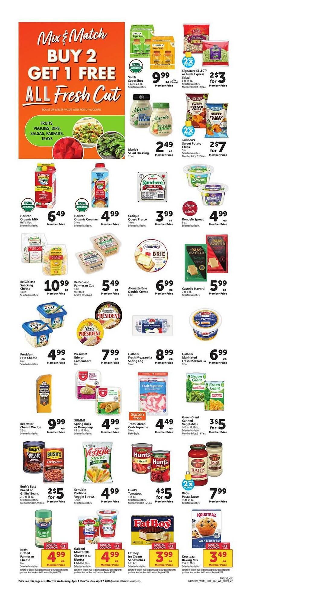 Vons weekly ad