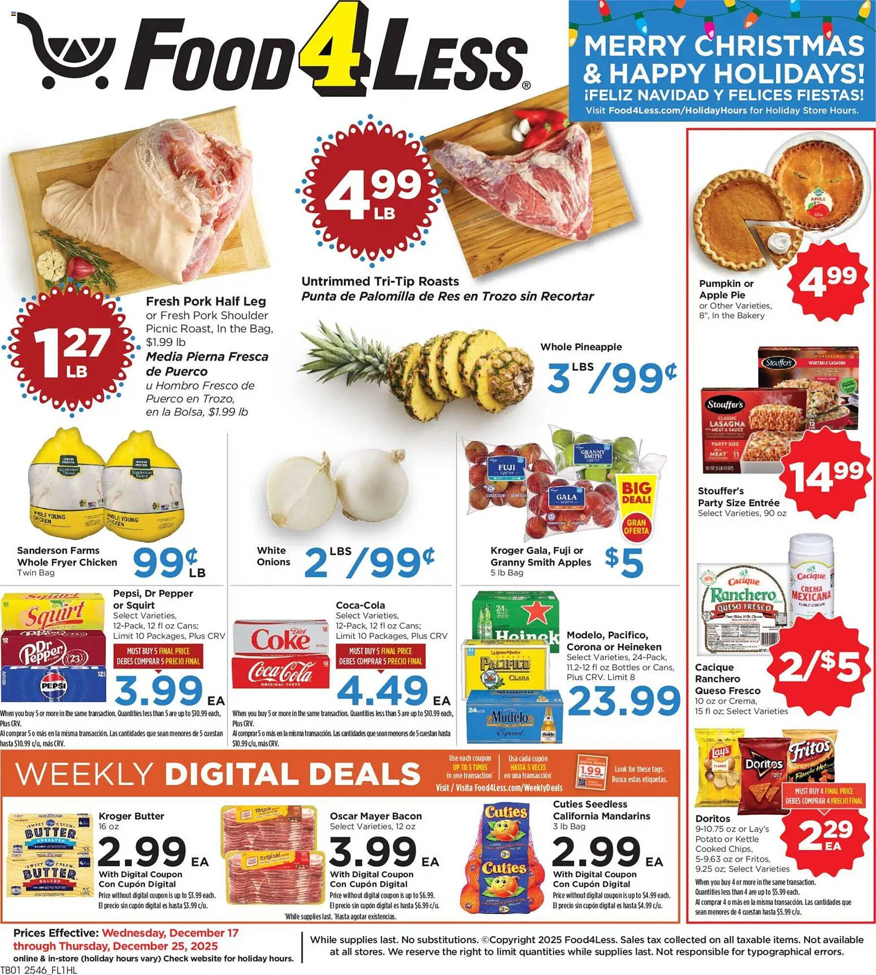 Food 4 Less weekly ad