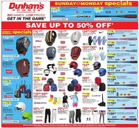 Dunham's Sports weekly ad