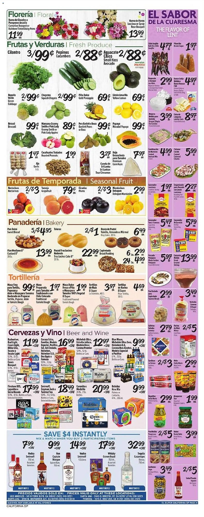 El Super weekly ad