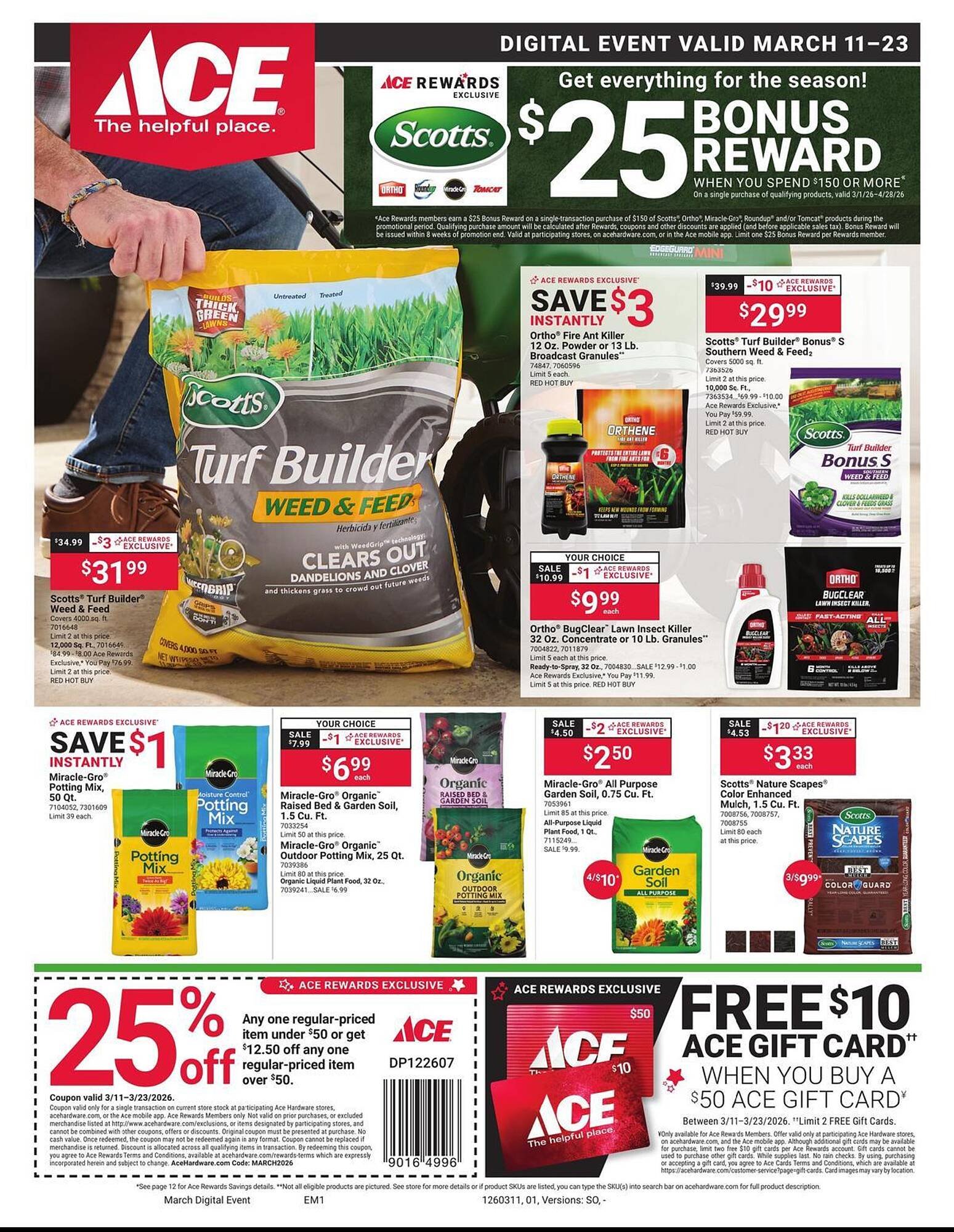Ace Hardware flyer