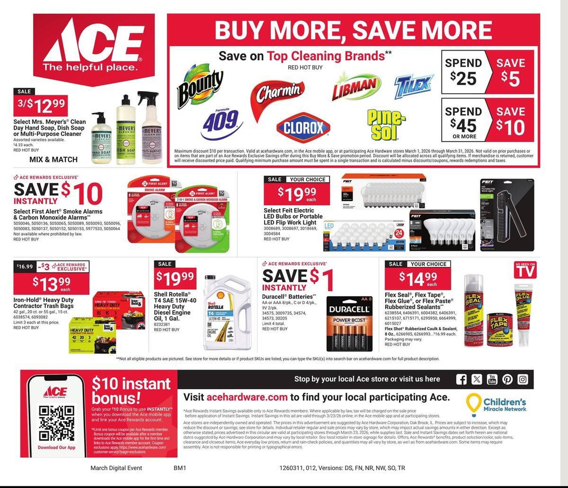 Ace Hardware flyer
