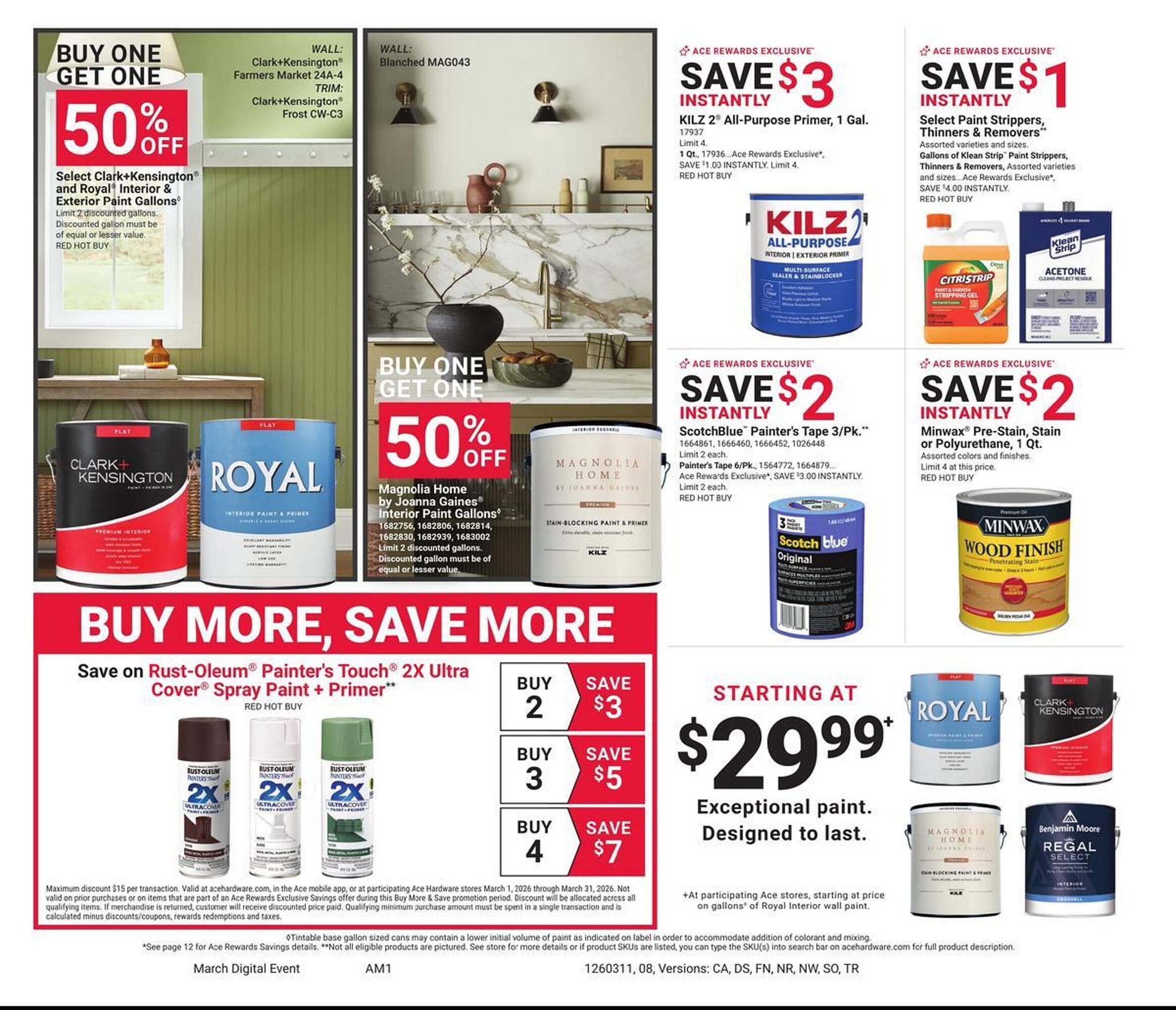 Ace Hardware flyer