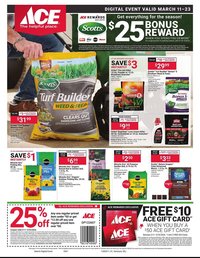 Ace Hardware flyer