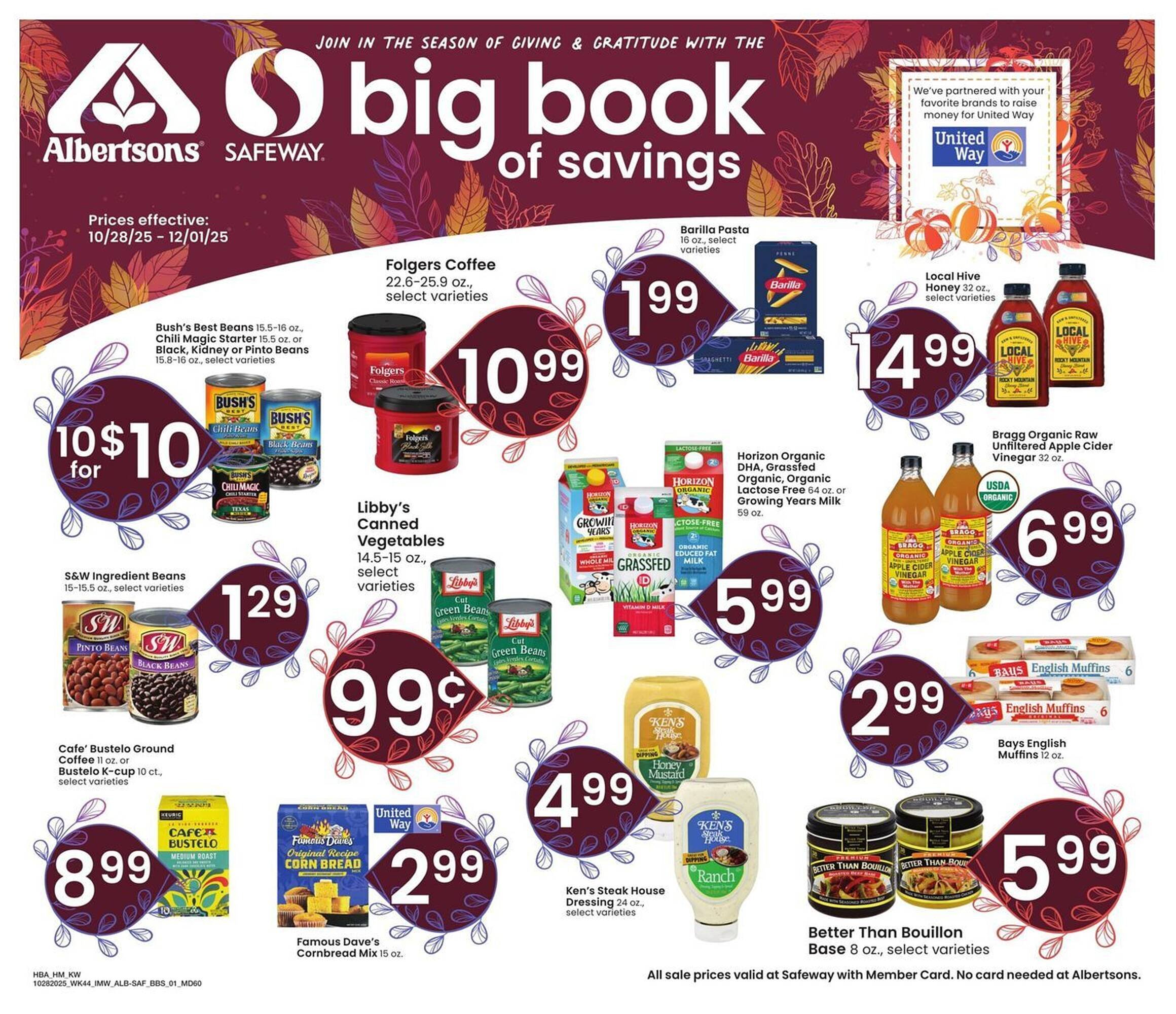 Safeway weekly ad (2025-10-28 - 2025-12-01) | 1