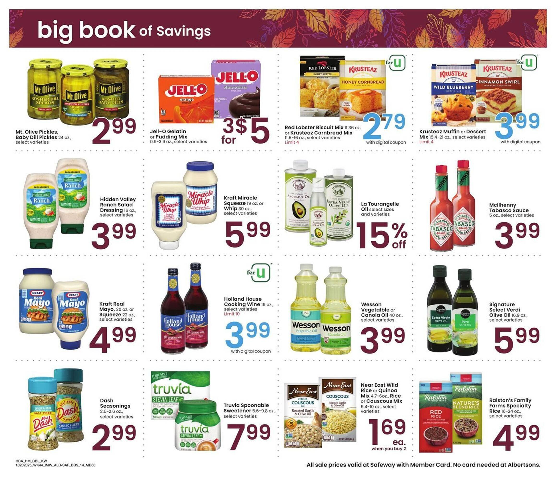 Safeway weekly ad (2025-10-28 - 2025-12-01) | 14