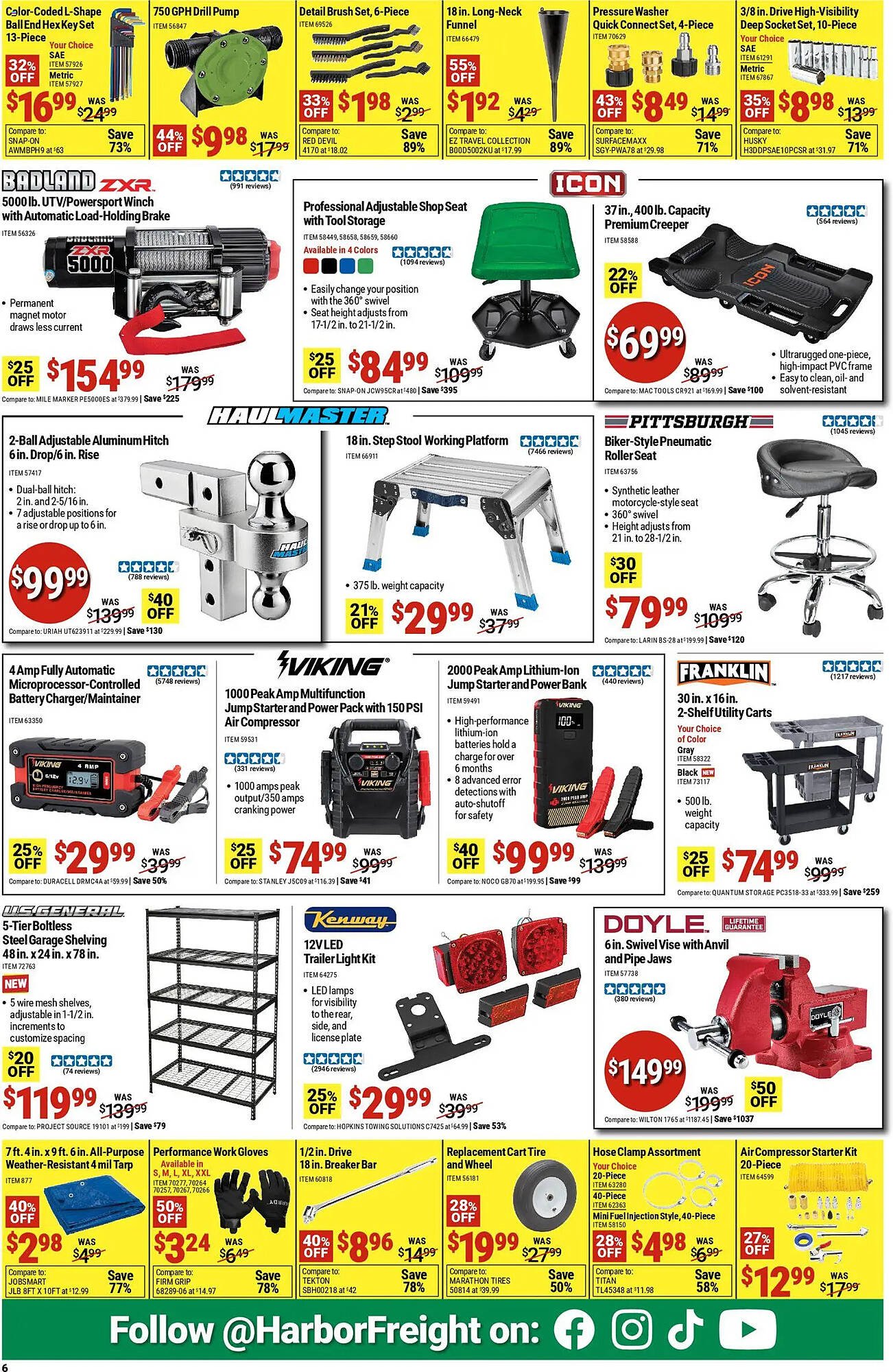 Harbor Freight Tools weekly ad