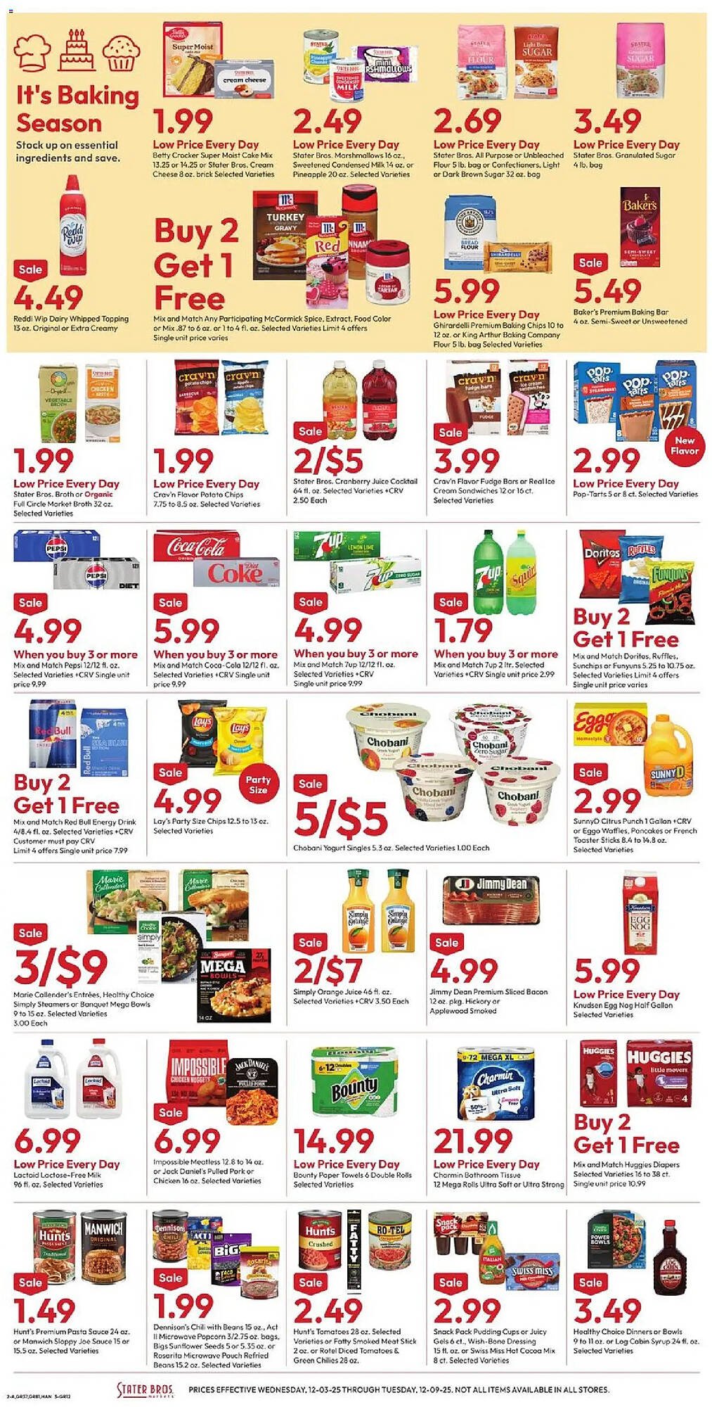 Stater Bros weekly ad