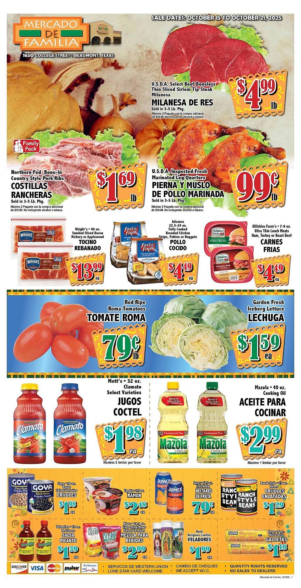 Market Basket weekly ad (2025-10-15 - 2025-10-21) | 1