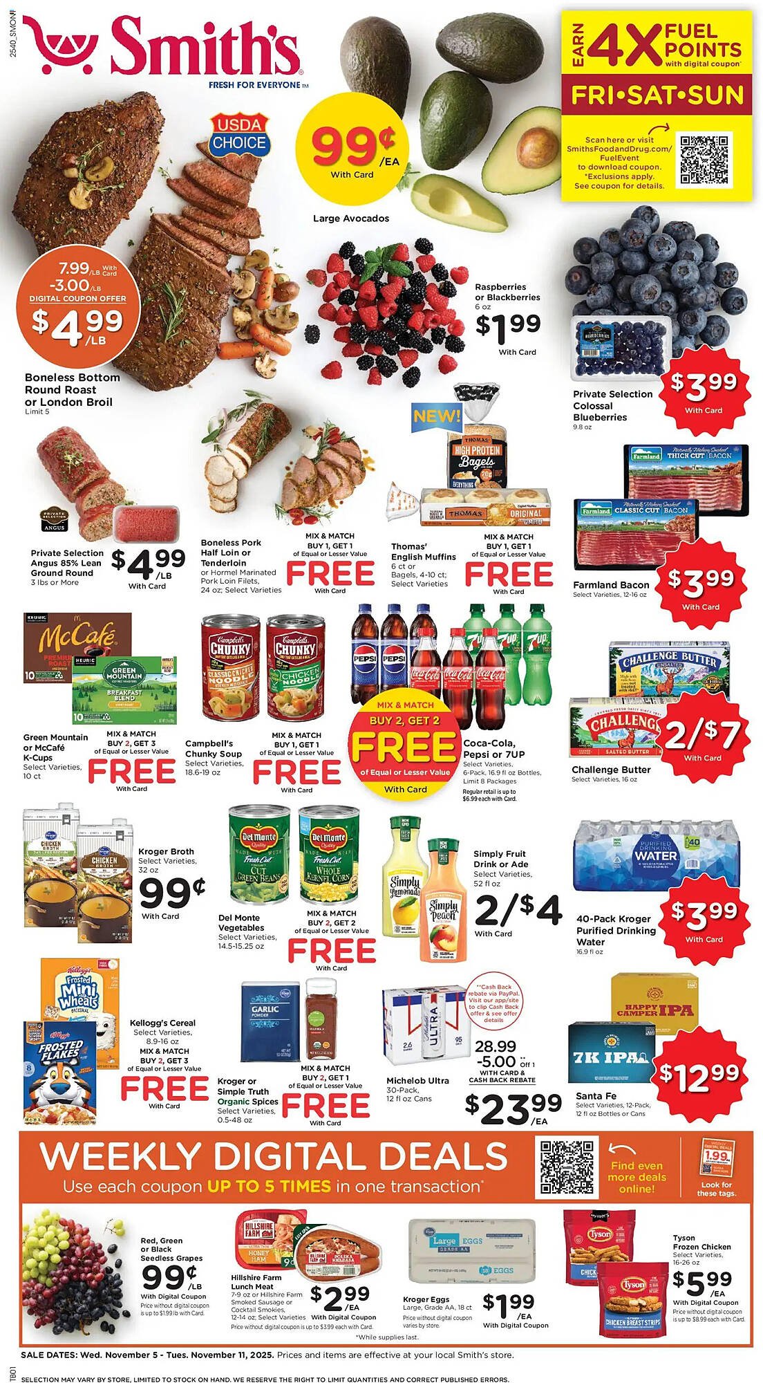 Smith&#039;s weekly ad (2025-11-05 - 2025-11-12) | 1