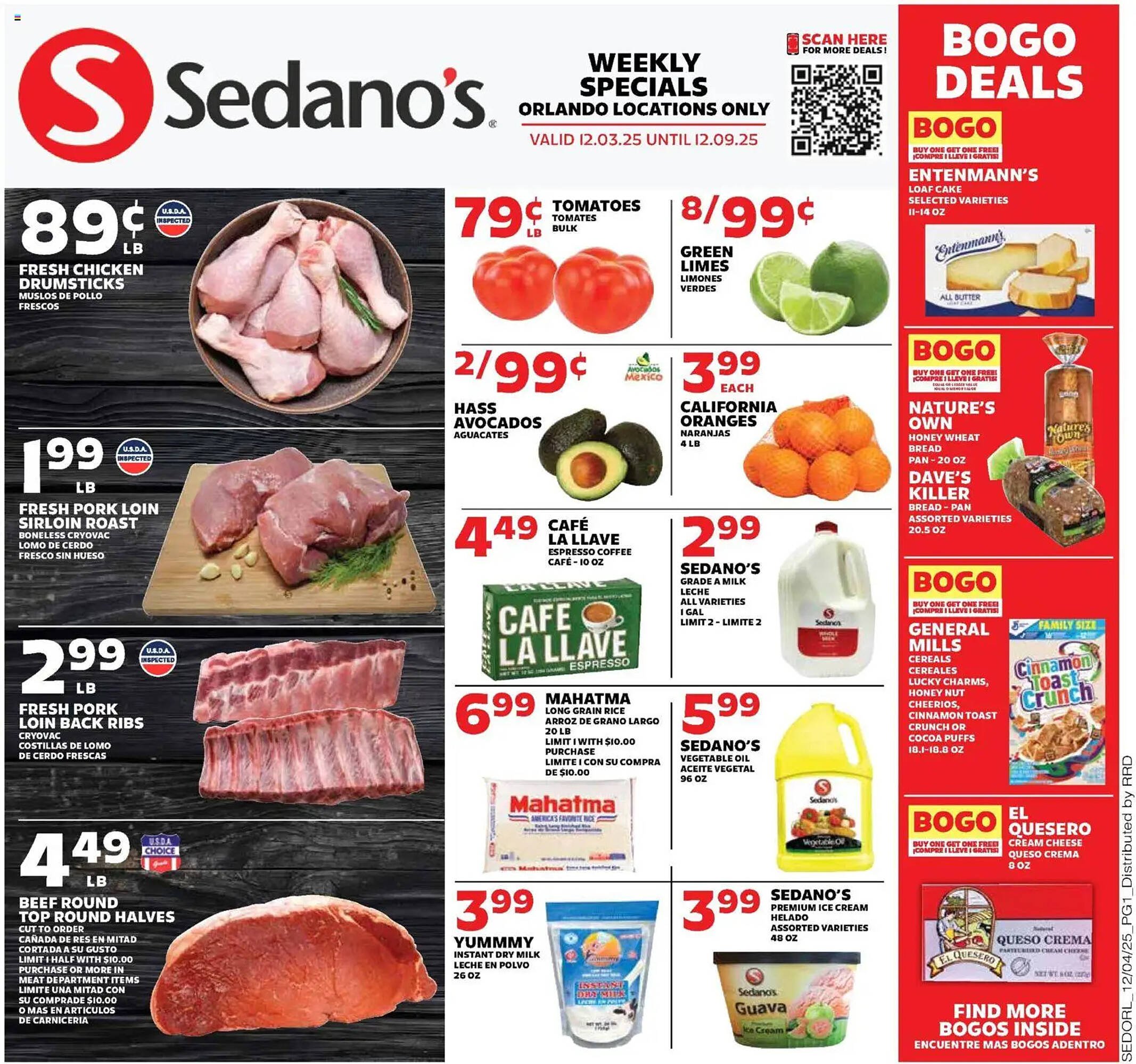 Sedano&#039;s weekly ad