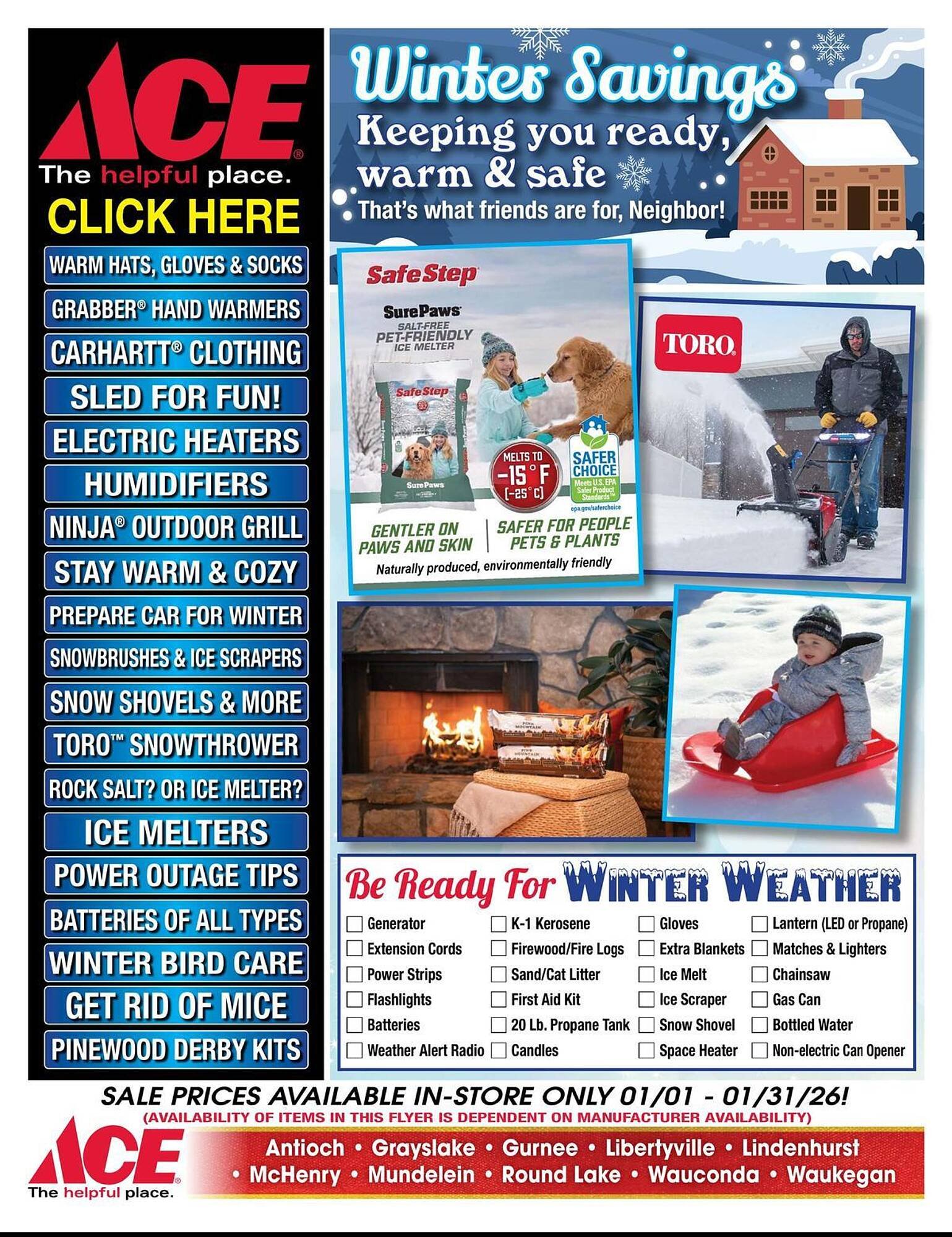 Ace Hardware flyer
