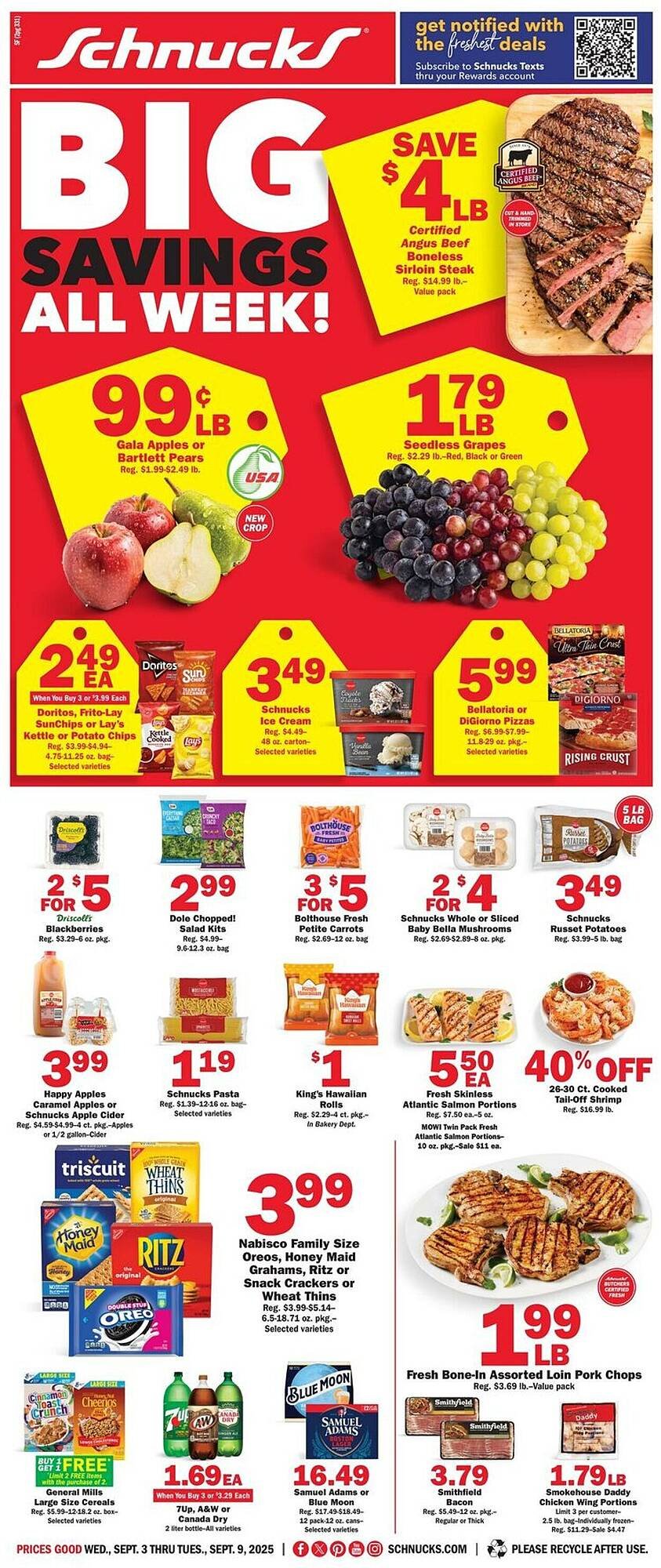 Schnucks weekly ad (2025-09-03 - 2025-09-09) | 1