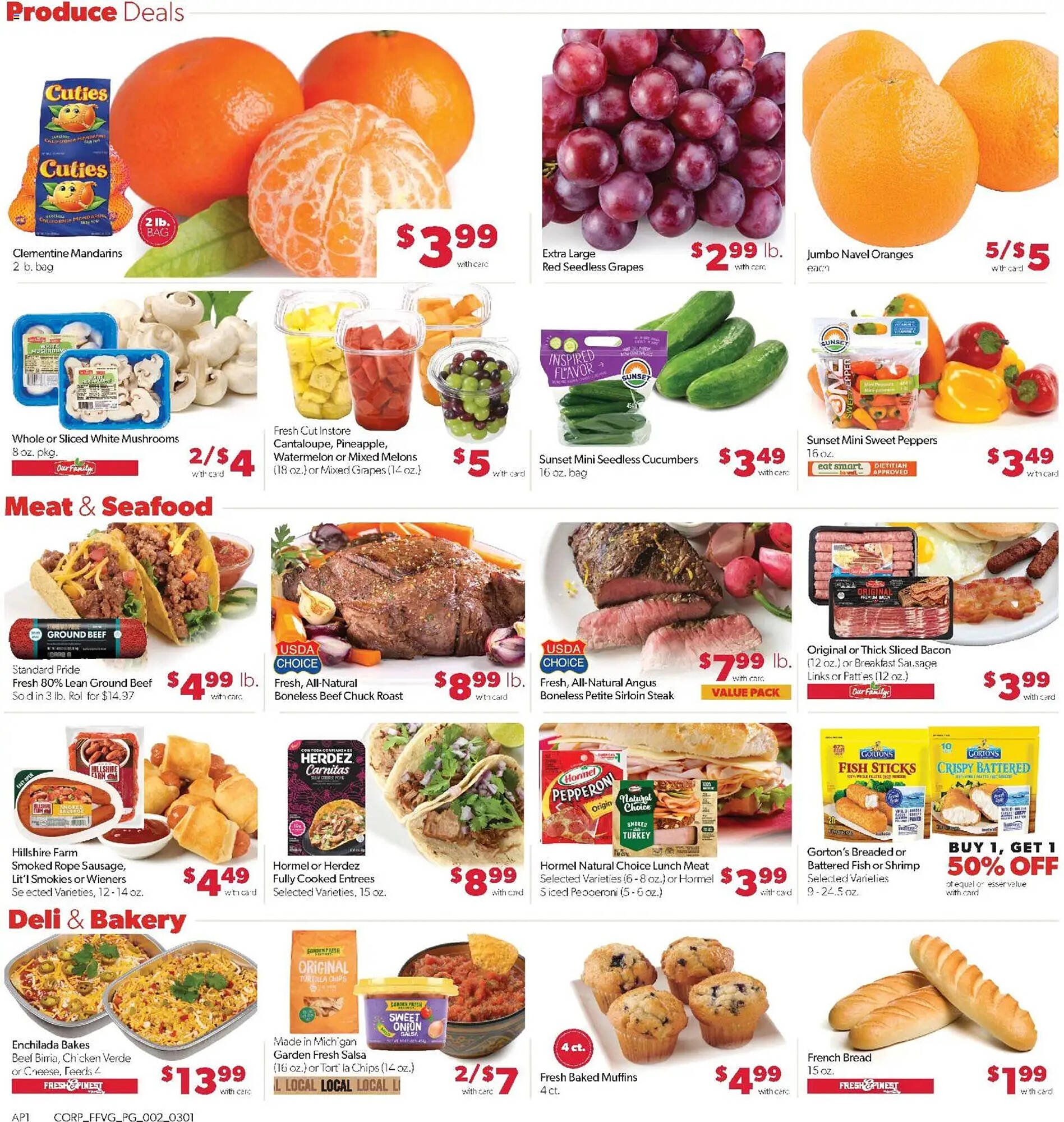 Family Fare weekly ad