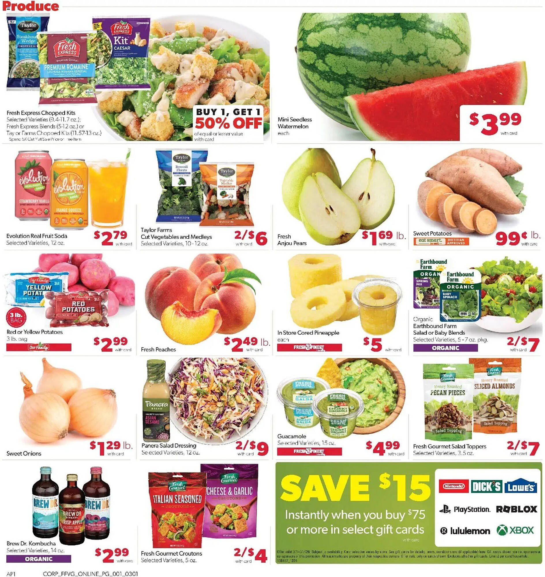 Family Fare weekly ad